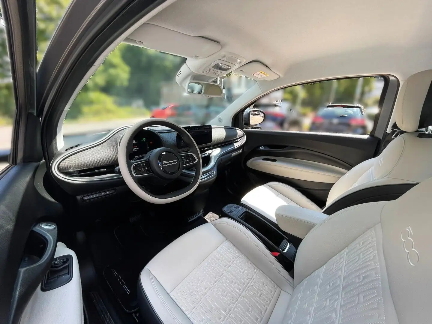 Fiat 500e 500 e La Prima by Bocelli 85Kw ACC NAVI LED Gris - 2