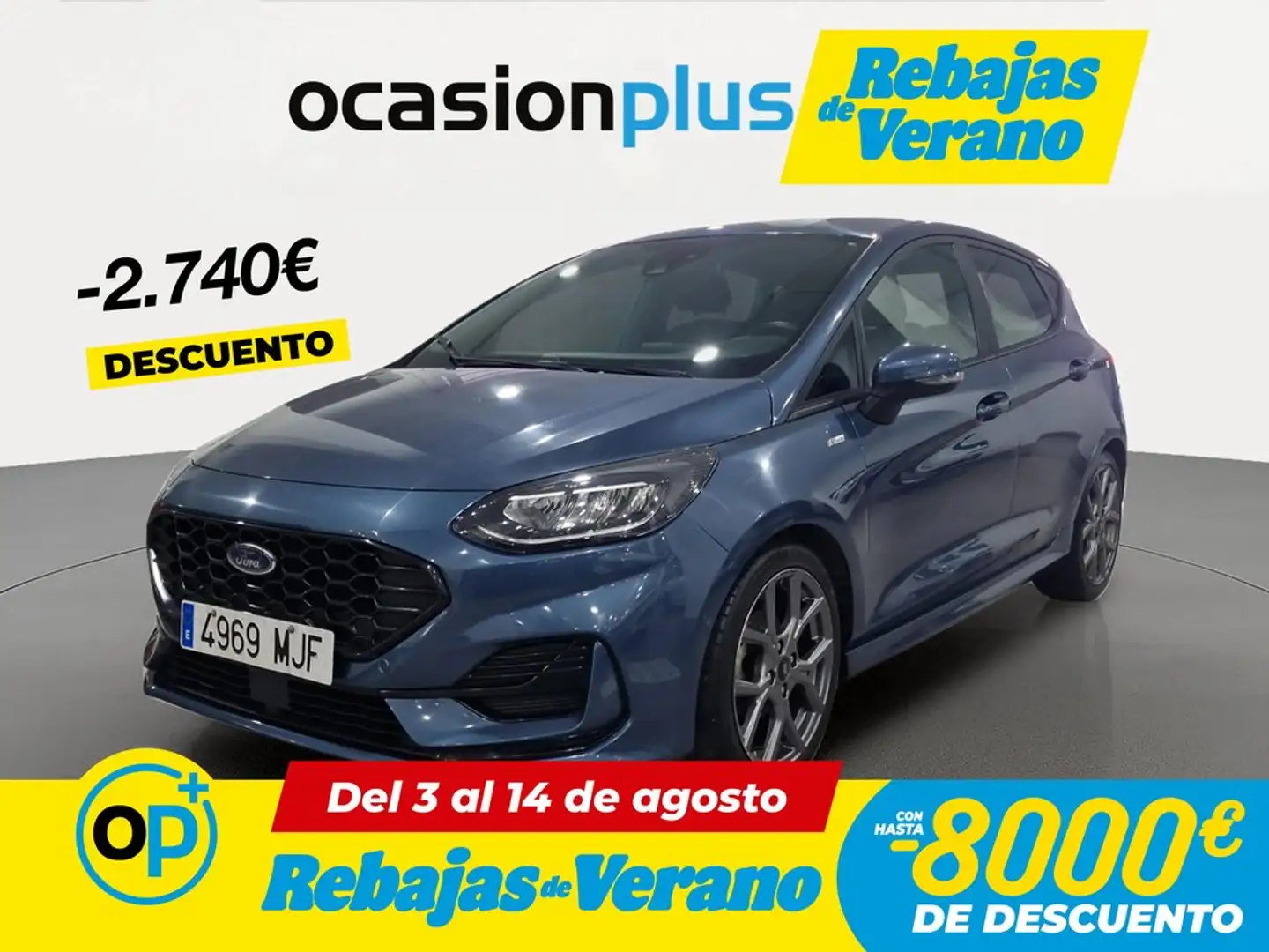 Ford Fiesta 1.0 EcoBoost MHEV ST Line 125 Azul - 1