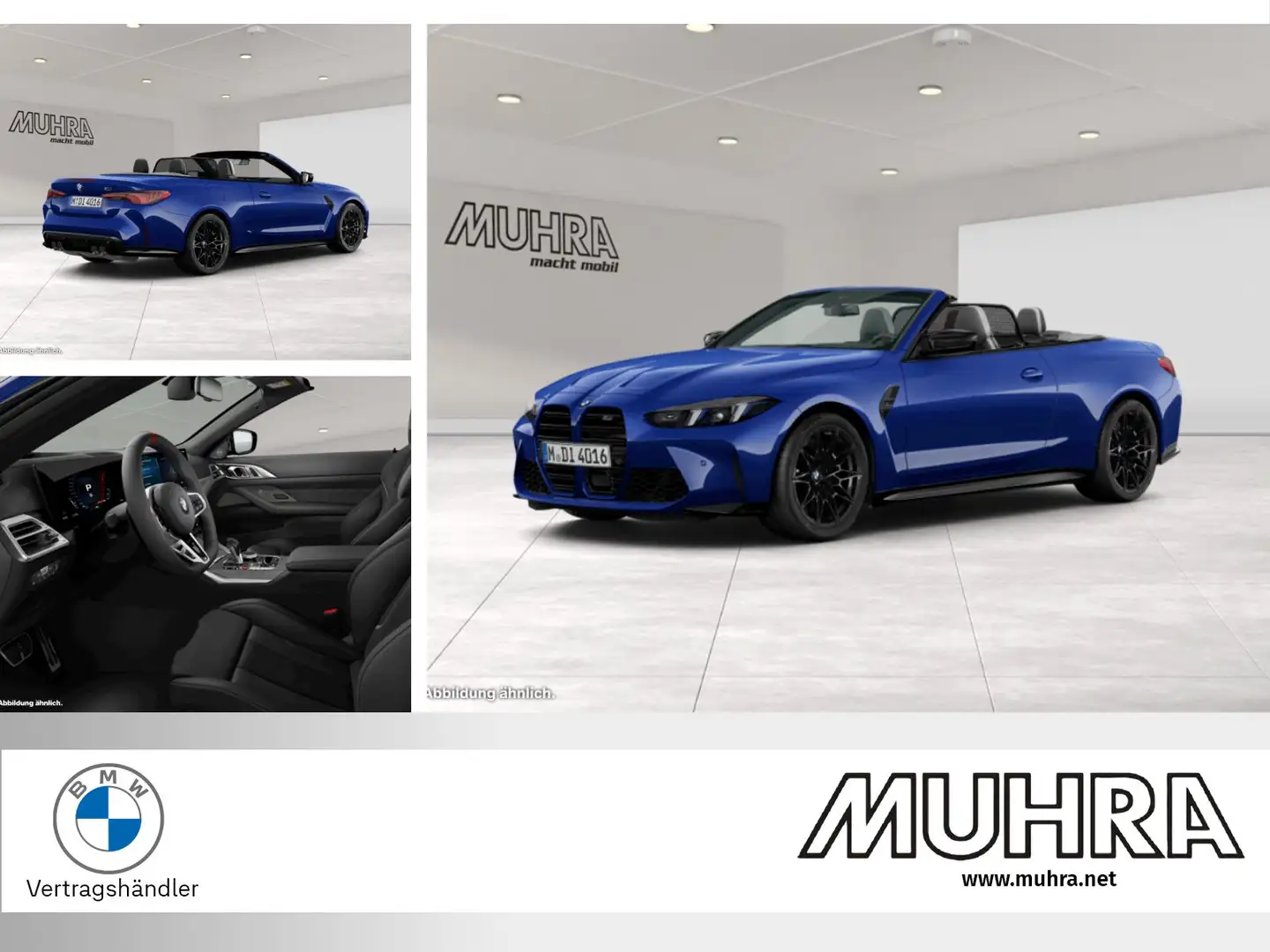 BMW M4 Competition Cabrio 19"/20" FACELIFT DA Prof. H/K Blau - 1