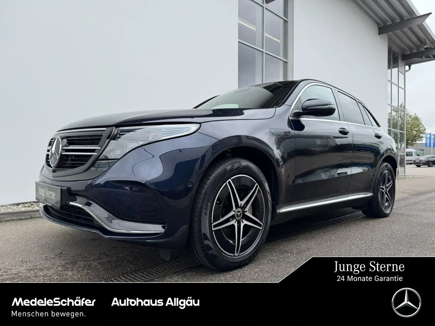 Mercedes-Benz EQC 400 EQC 400 4M AMG Service+ Sound LederArticoBeige LED Bleu - 1