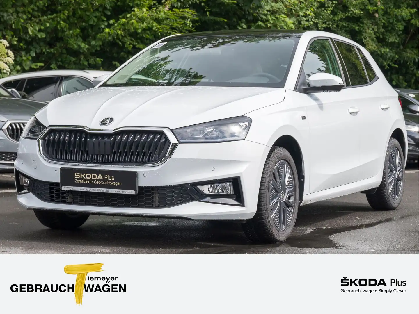 Skoda Fabia 1.0 TSI DSG SELECTION PANO NAVI VIRTUAL SI Weiß - 1