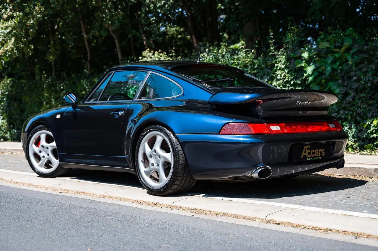 Porsche 993 911 TURBO COUPE / FULL SERVICE / PCCM / CC / MIDNIGHT BLUE, foto 4