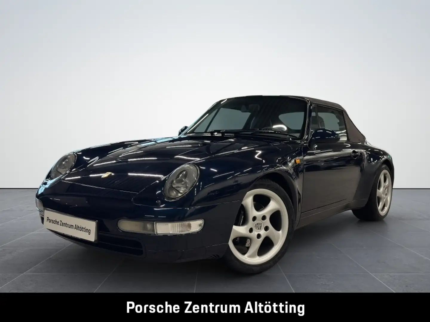 Porsche 993 (911) Carrera Cabrio | deutsches Fahrzeug | Blau - 1