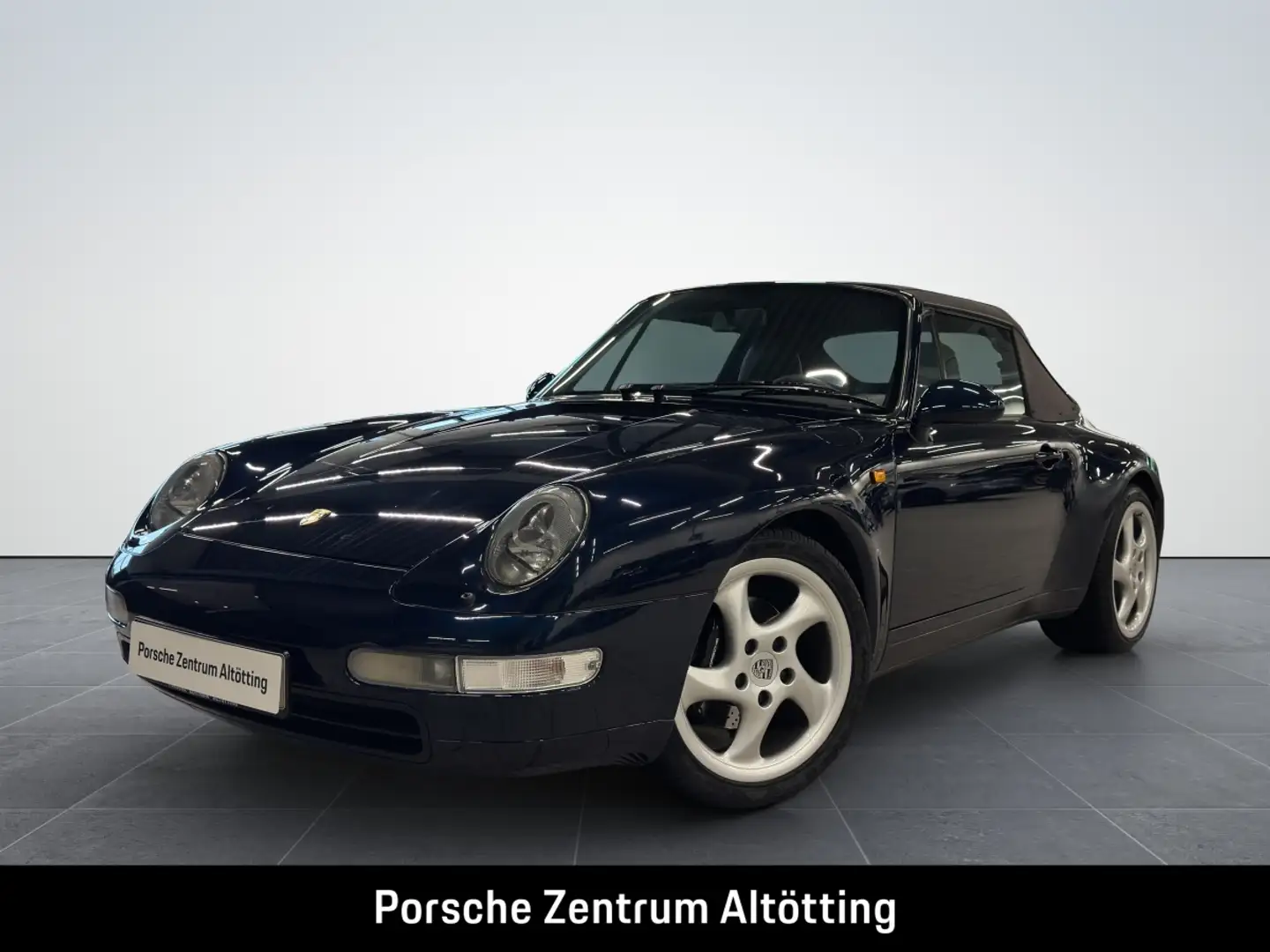 Porsche 993 (911) Carrera Cabrio | deutsches Fahrzeug | Blau - 2