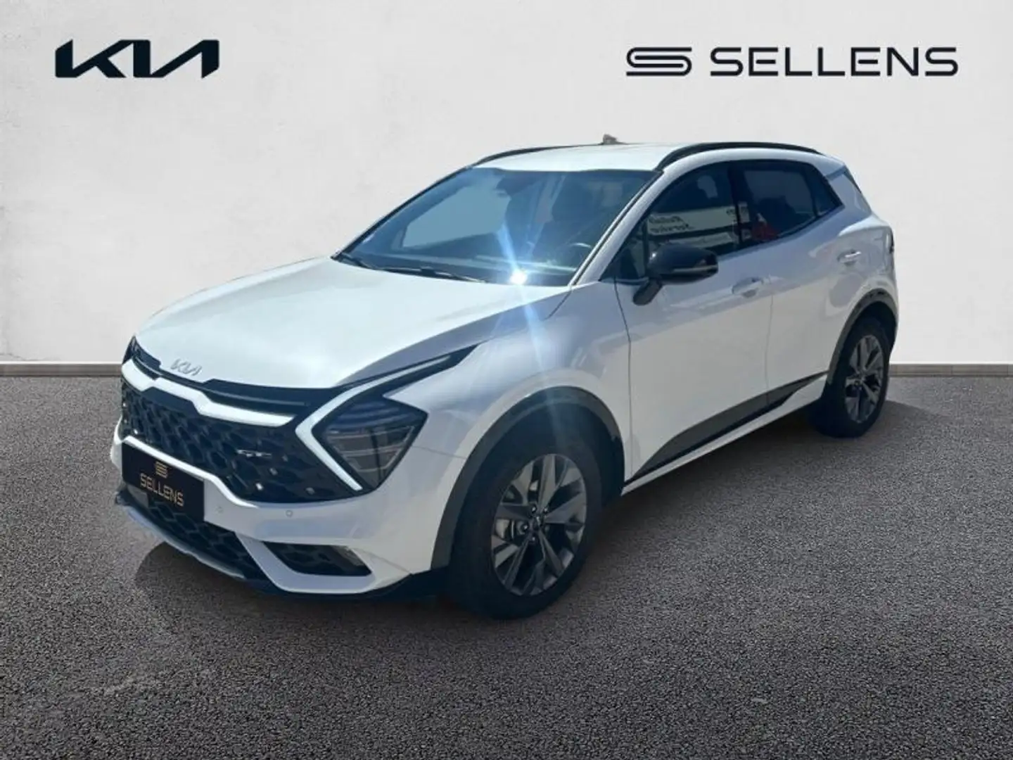 Kia Sportage 1.6 T-GDi 210ch HEV GT-Line BVA6 Blanc - 1