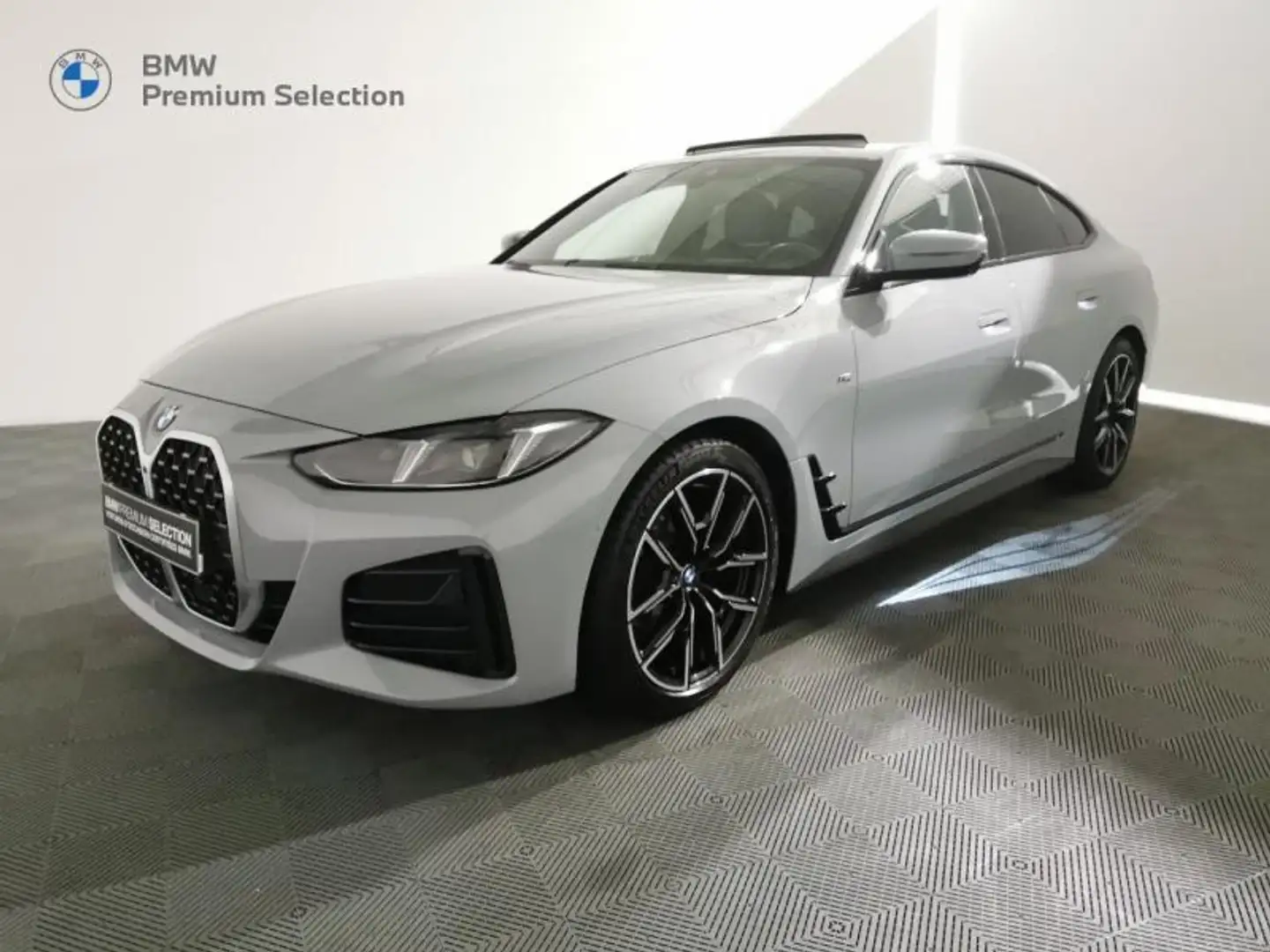 BMW 420 420dA xDrive 190ch M Sport Gris - 1