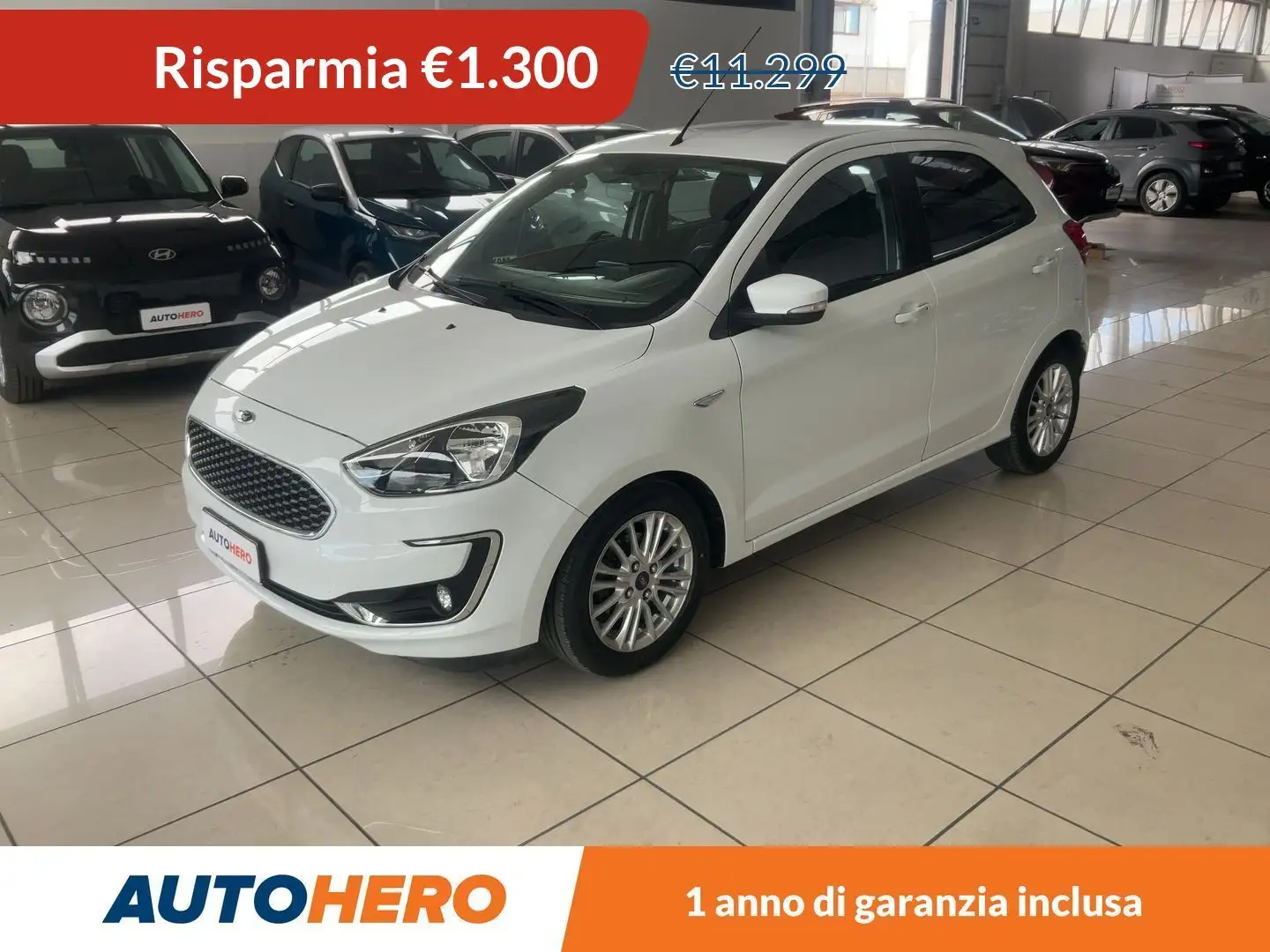 Ford Ka/Ka+ 1.5 TDCi Ultimate 95 CV Bianco - 1