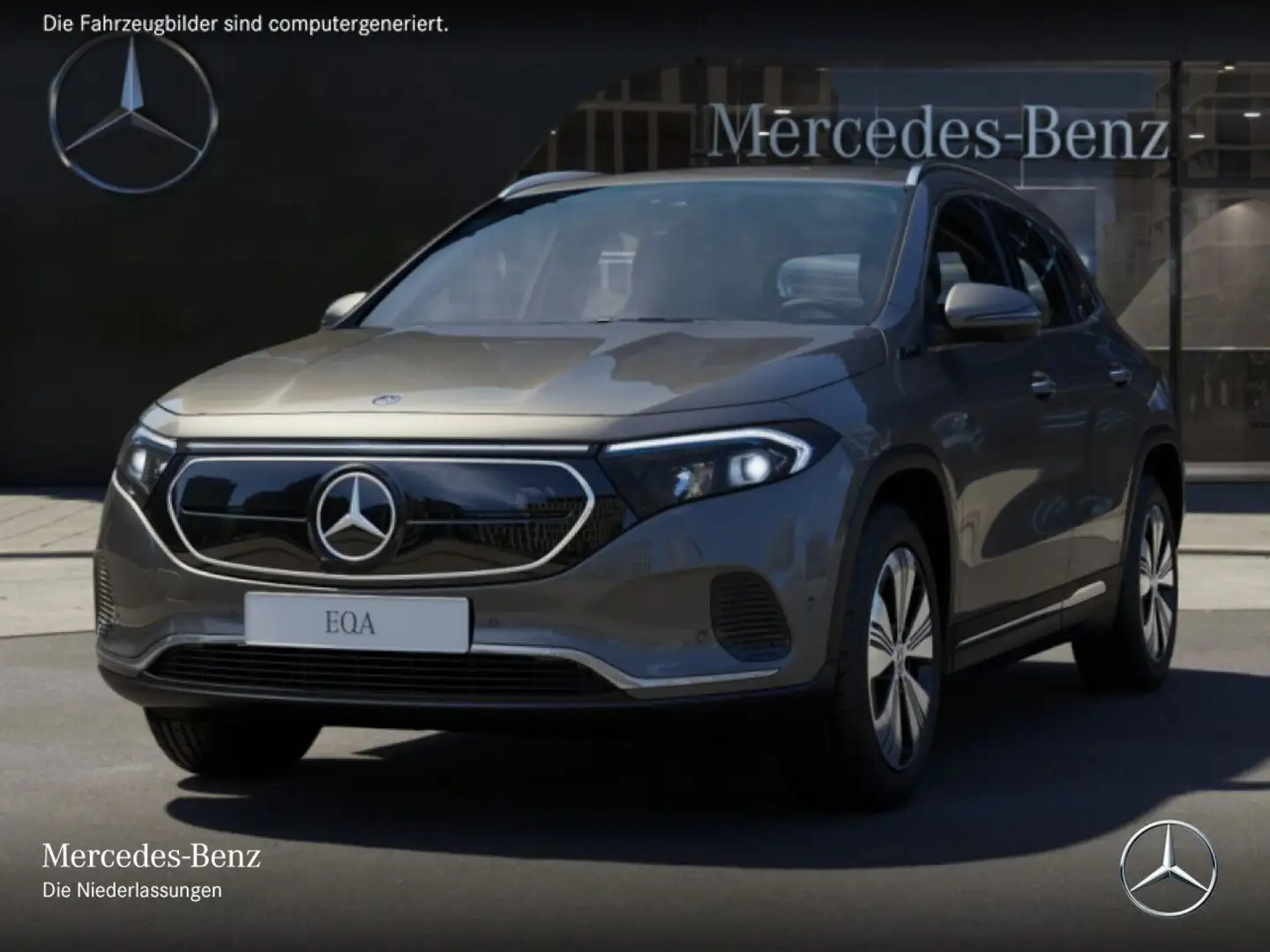 Mercedes-Benz EQA 250 PROG+PLUS-PAKET+360+KEYLESS+SPUR Grijs - 2