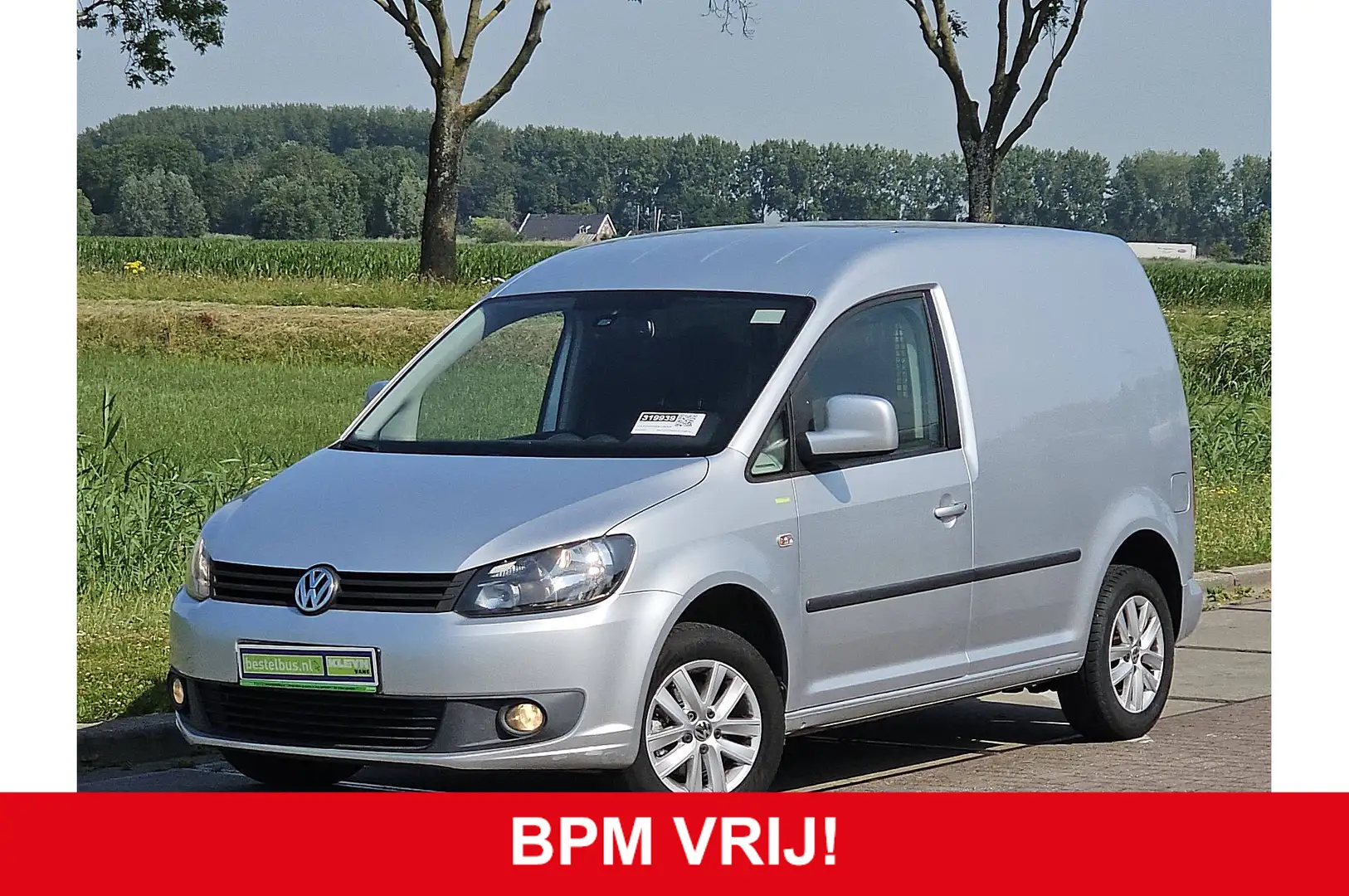 Volkswagen Caddy 1.6 TDI MARGE! Airco MF-Stuur Trekhaak Bumpers-Kle Grau - 1