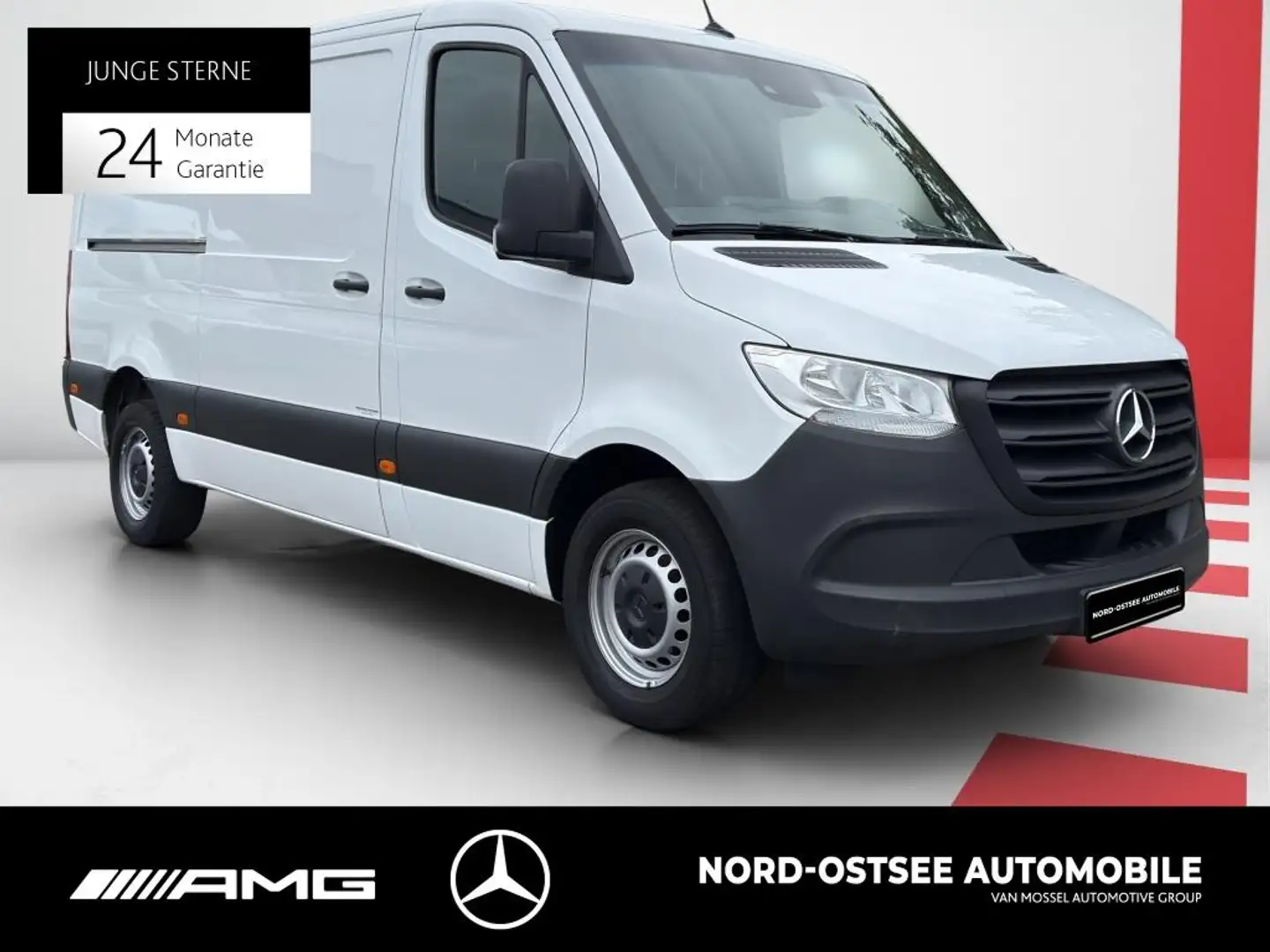 Mercedes-Benz Sprinter 316 L2H1 MBUX 10" KLIMA NAVI KAMERA AHK Wit - 2