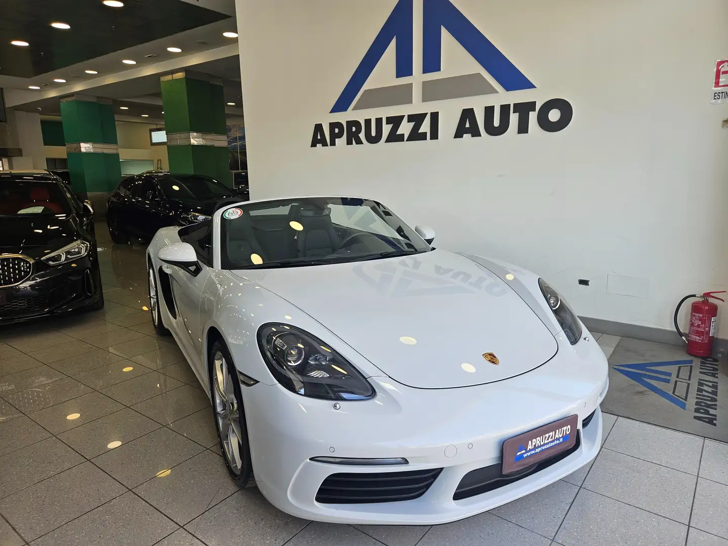Porsche 718 BOXTER PELLE SENSORI NAVI CAMBIO AUTOMATICO Bianco - 1