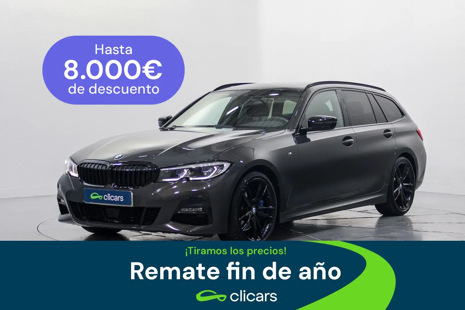 BMW 330 330dA Touring Gris - 1