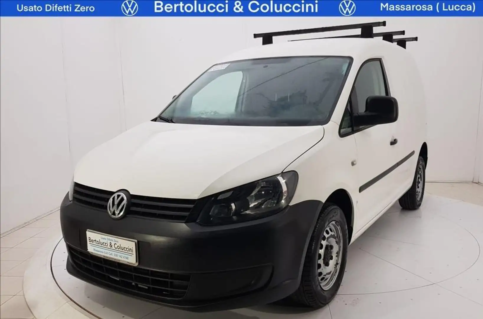 Volkswagen Caddy 2.0 Ecofuel 4p. Van Weiß - 1