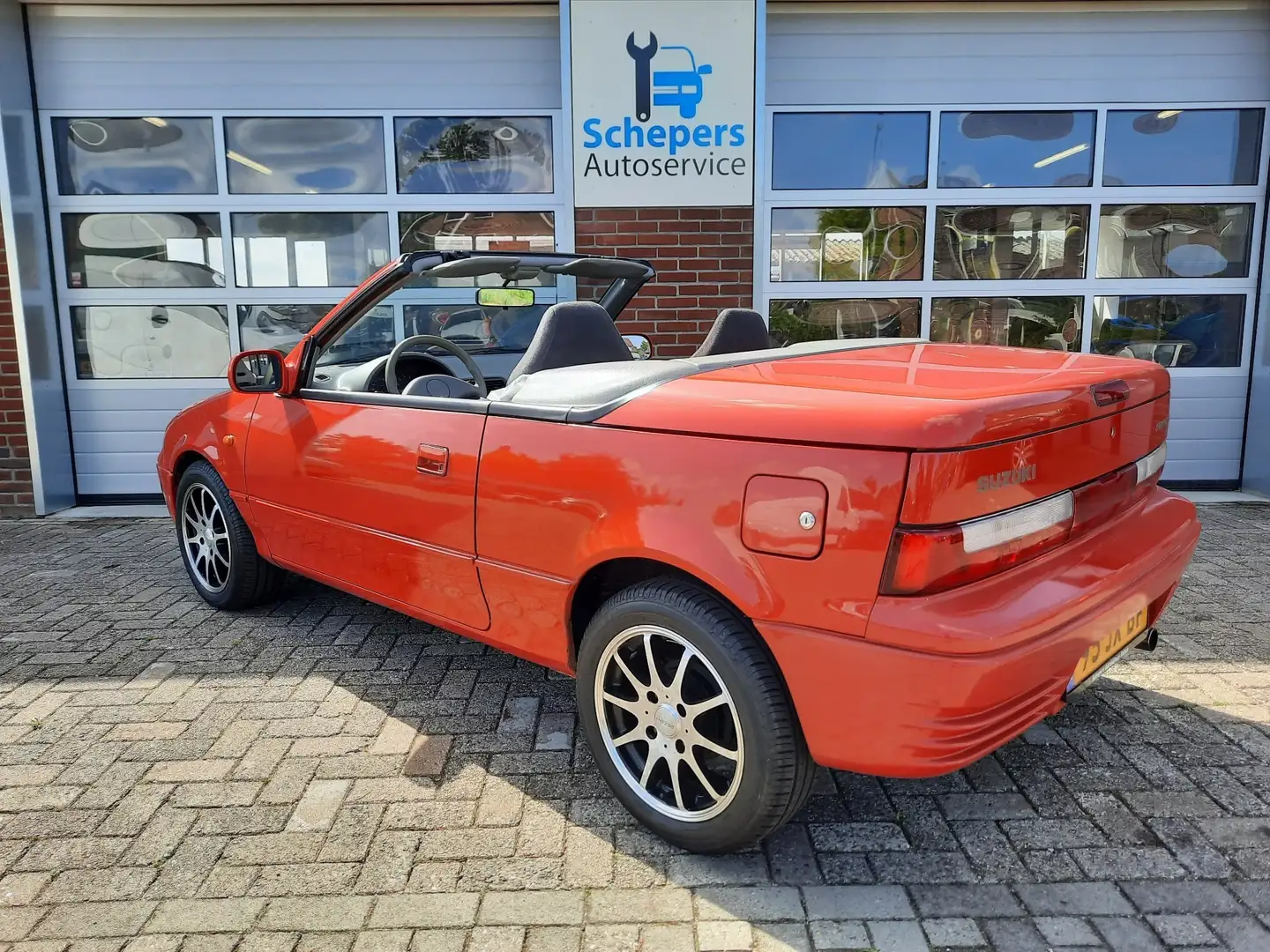 Suzuki Swift 1.3 Cabrio Nette Auto! Roşu - 2