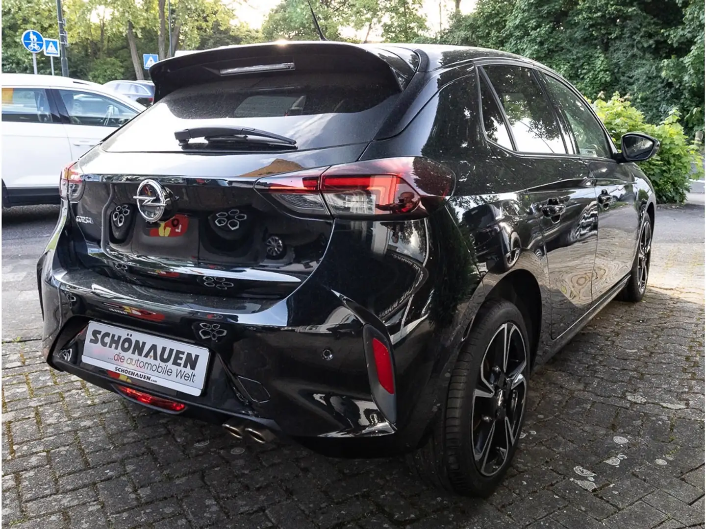 Opel Corsa GS Line 1.2 Turbo +SHZ+HSA+KLIMA+CARPLAY+ Zwart - 2