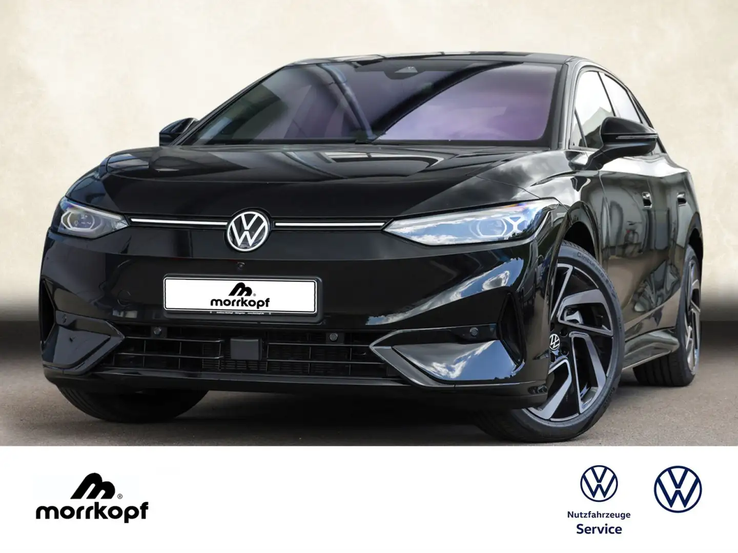 Volkswagen ID.7 PRO S +MAX:657KM+1/4 DIENSTW-STEUER+ Navi LED Noir - 2