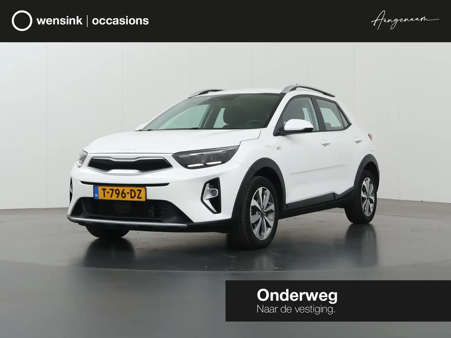 Kia Stonic 1.0 T-GDi MHEV DynamicLine | Navigatie | Parkeerca Weiß - 1