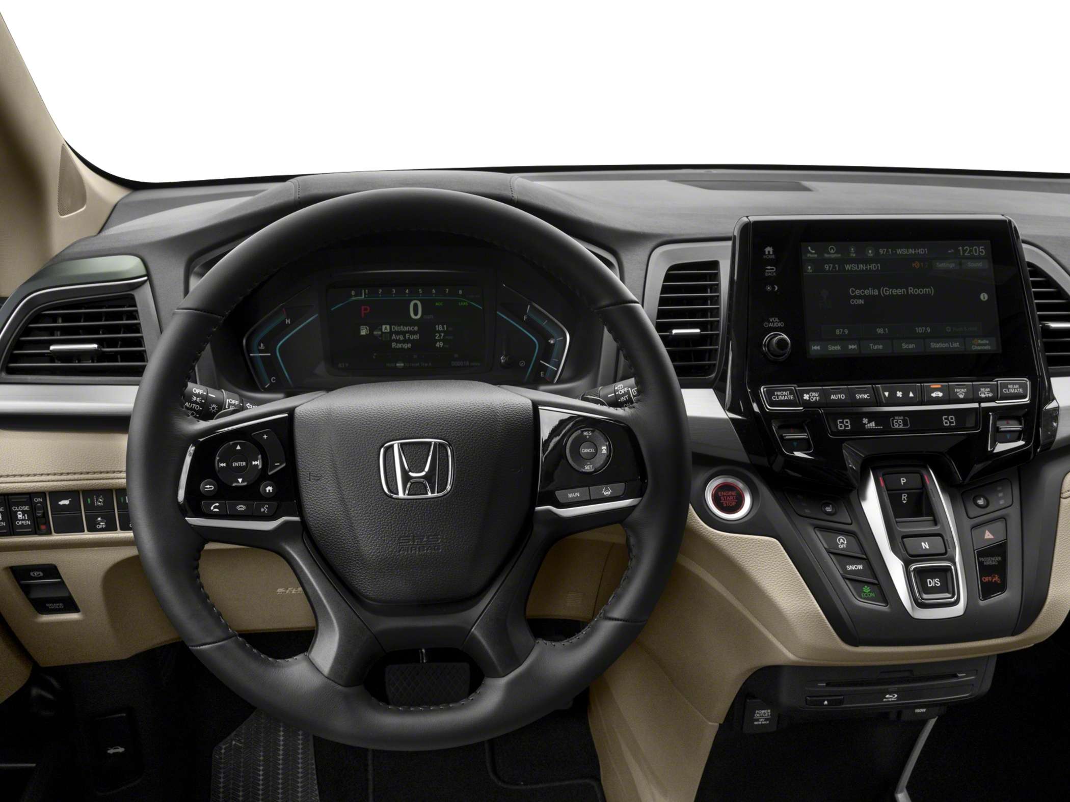 2018 Honda Odyssey Touring Auto — снимка 1