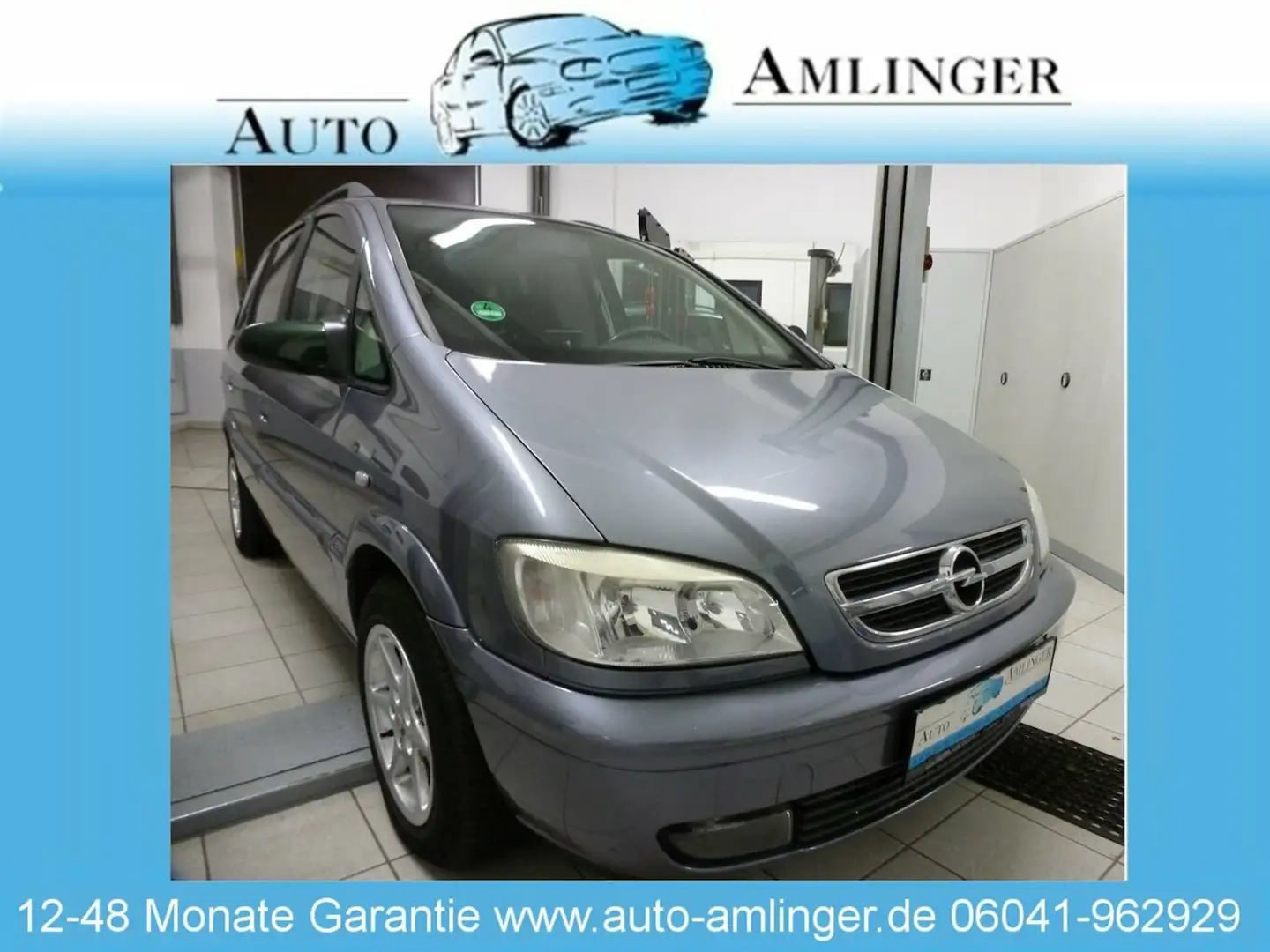Opel Zafira A Elegance 2.Hand Scheckheft 24 Mo.Gar. Argent - 1