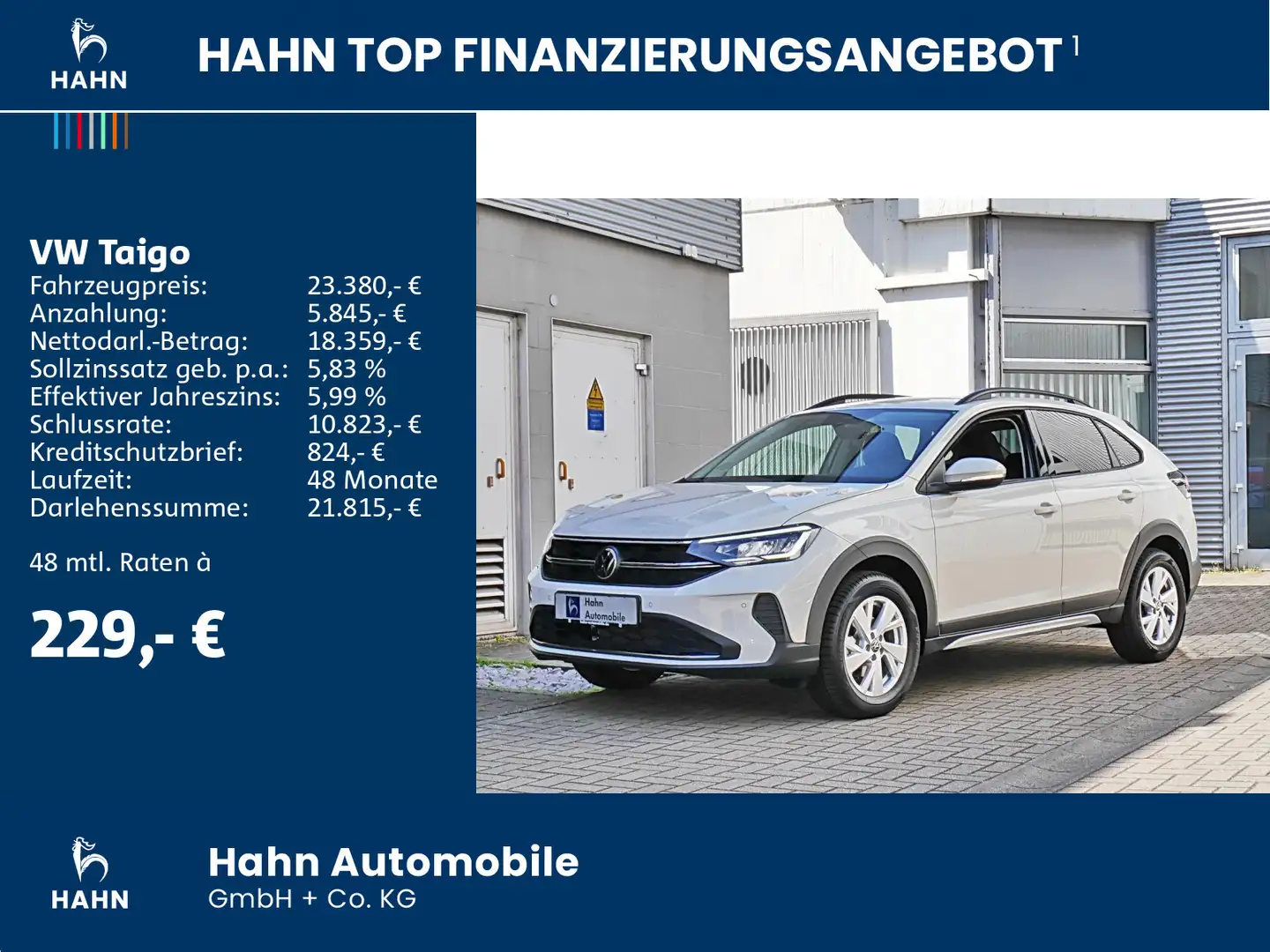 Volkswagen Taigo Life 1,0 l TSI OPF 70 kW  Ganzjahresreifen Grijs - 2