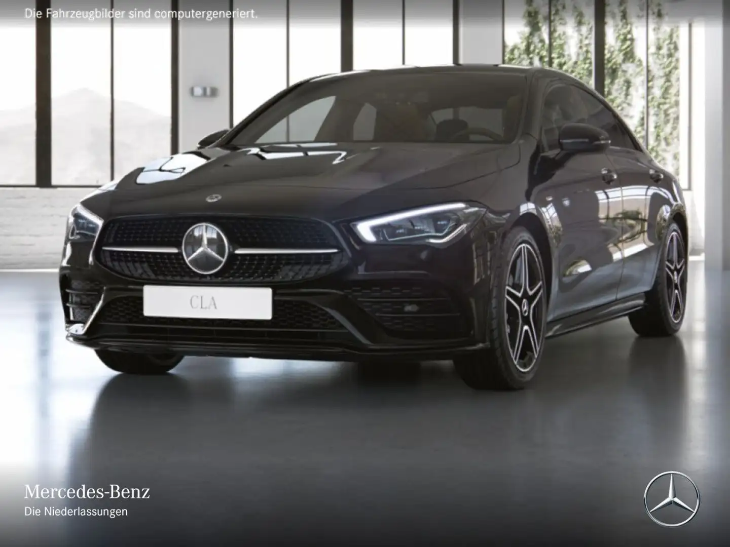 Mercedes-Benz CLA 200 EDITION 2020+AMG+NIGHT+MULTIBEAM+FAHRASS Schwarz - 2