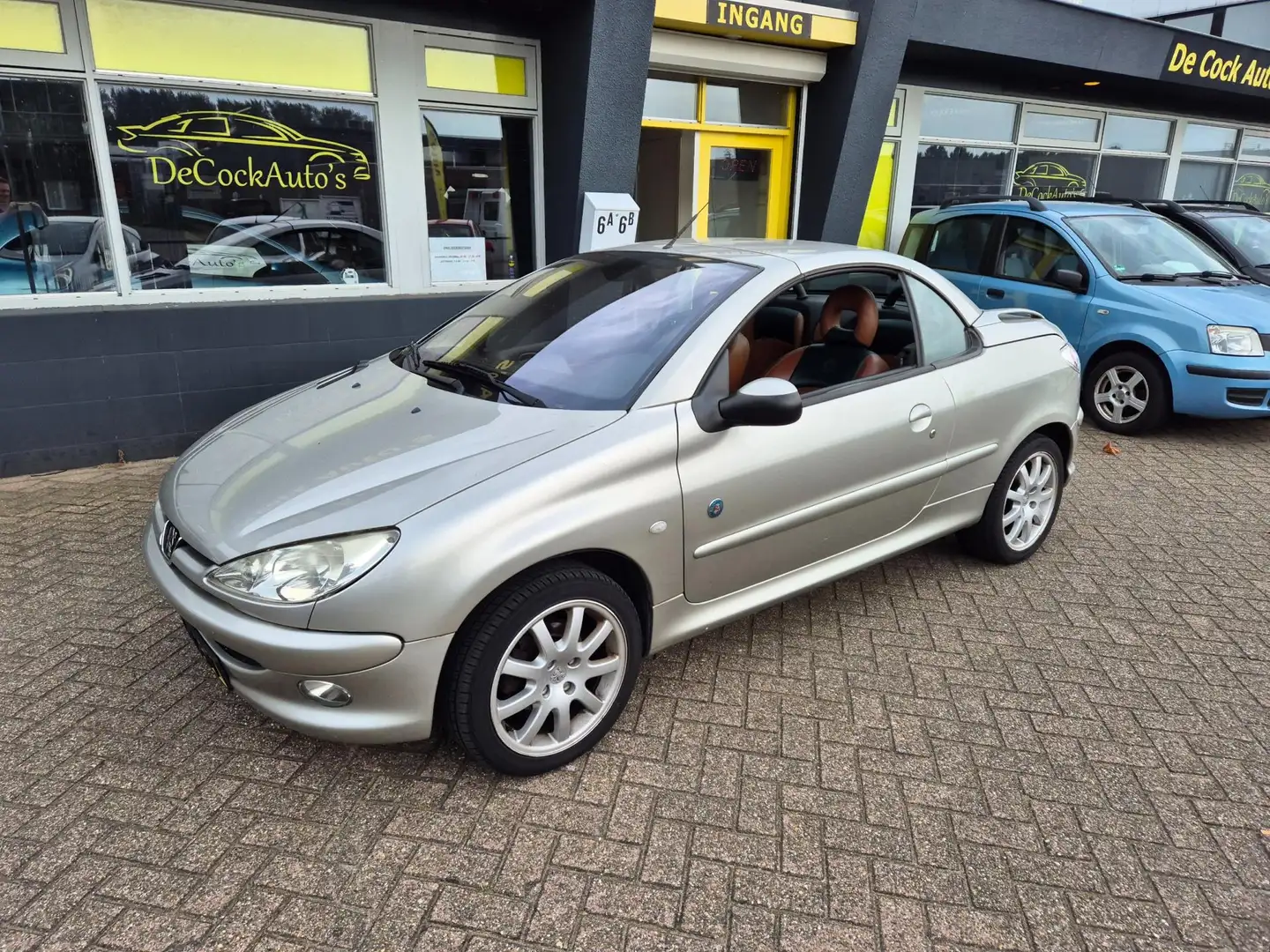 Peugeot 206 CC 1.6-16V Roland Garros/LEDER Grijs - 2