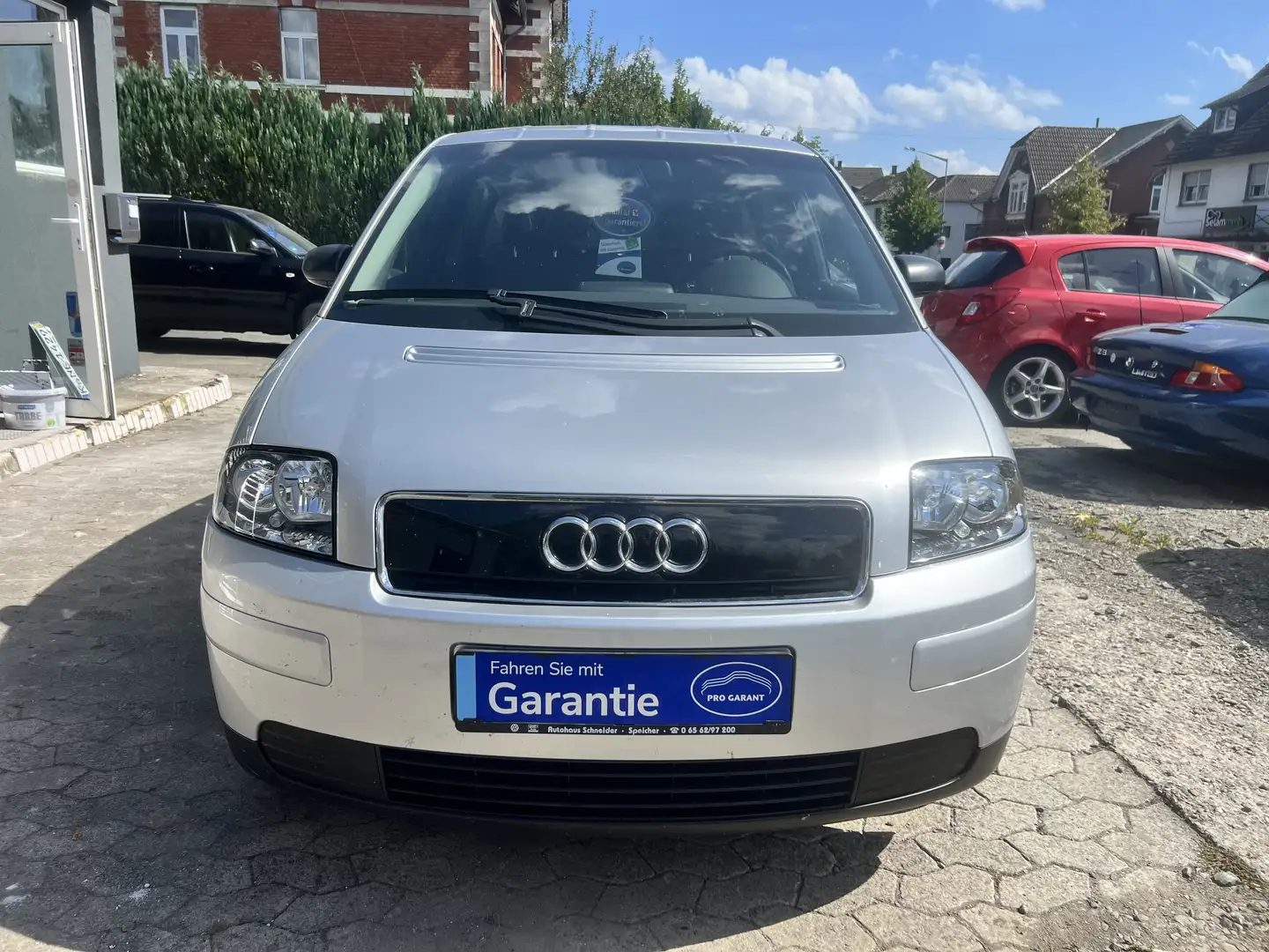 Audi A2 1.4/1 Hand-Rentnerfahrzeug/Scheckheftgepflegt Silber - 1