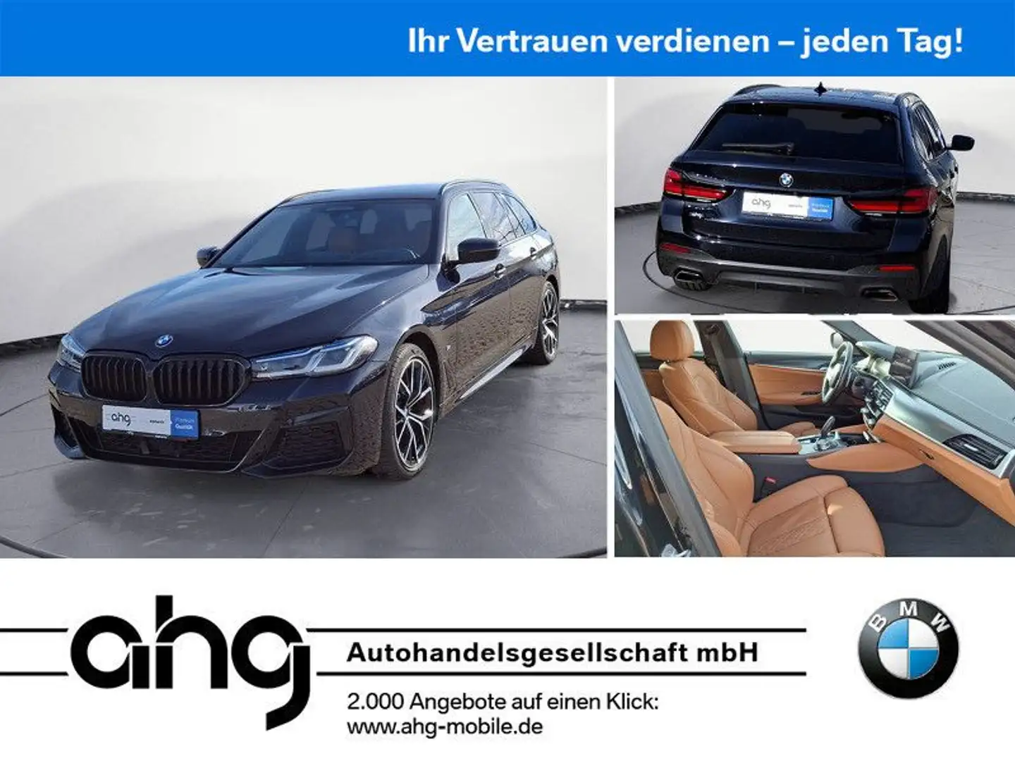 BMW 520 d xDrive Touring M Sport, AHK, Innovationsp. Schwarz - 1