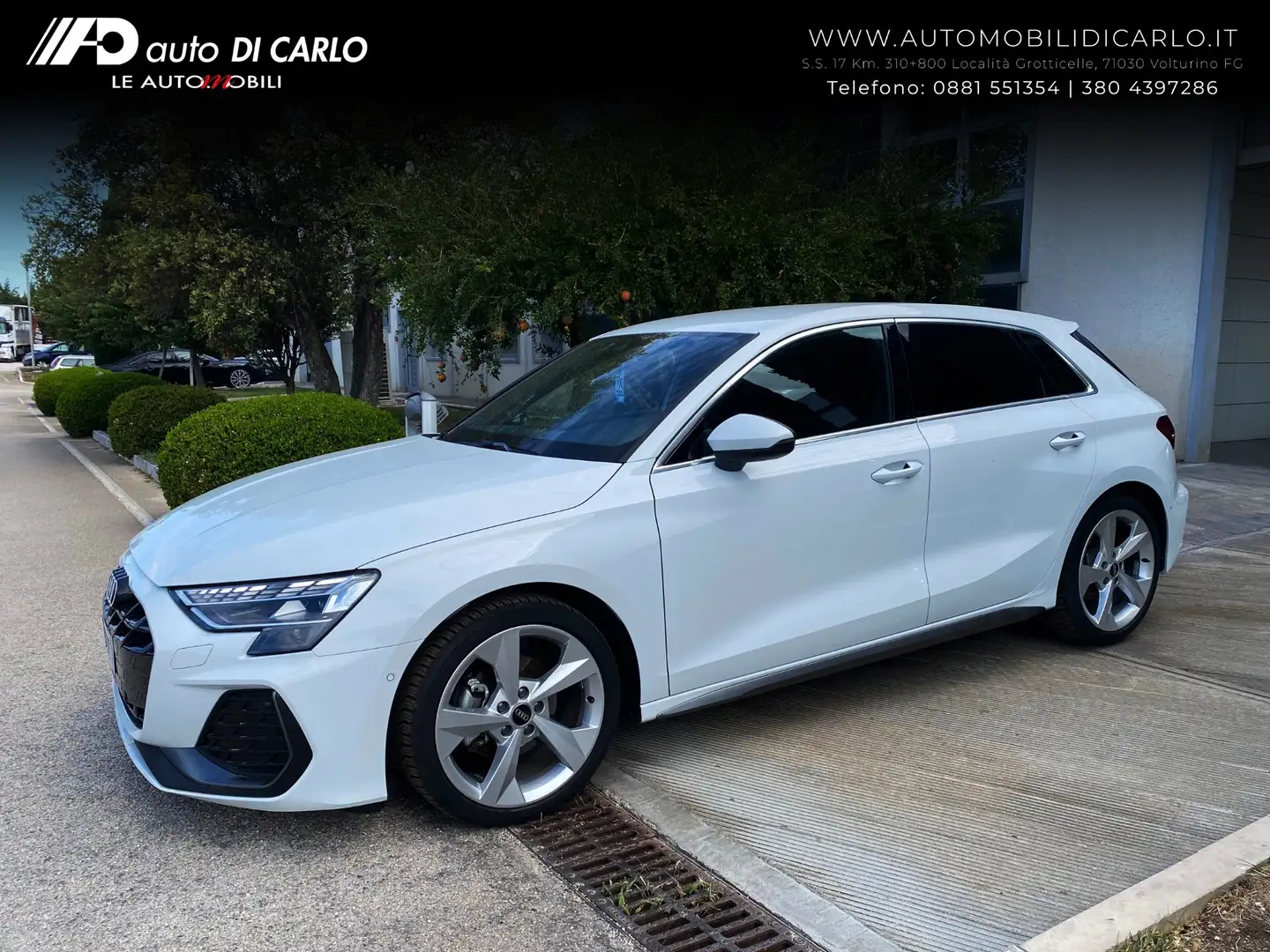 Audi A3 A3 SPB 35 TDI S tronic S line edition Blanc - 1