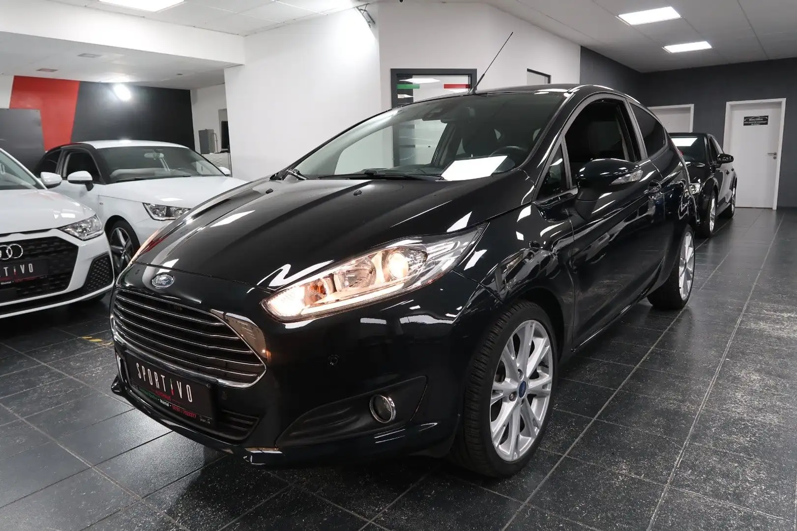Ford Fiesta Titanium 1.0 Titanium*Klima*Led*Pdc*2Hand Schwarz - 1