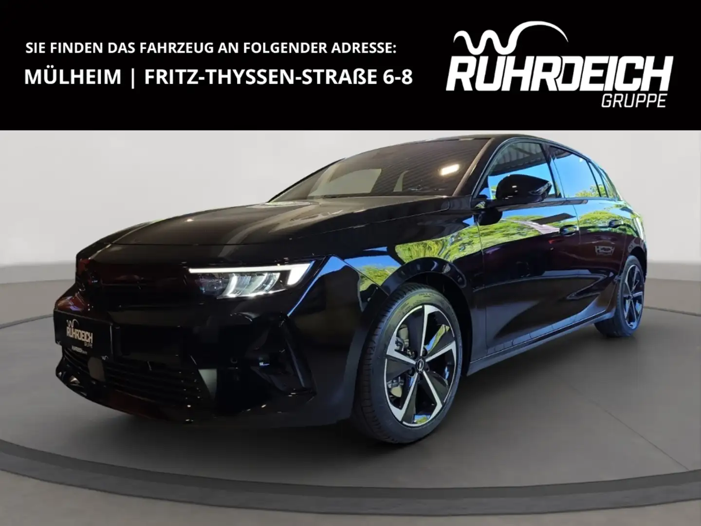 Opel Astra L GS Line Leder inkl.Sitzkühlung PPvo+hi+Rückfahrk Schwarz - 1