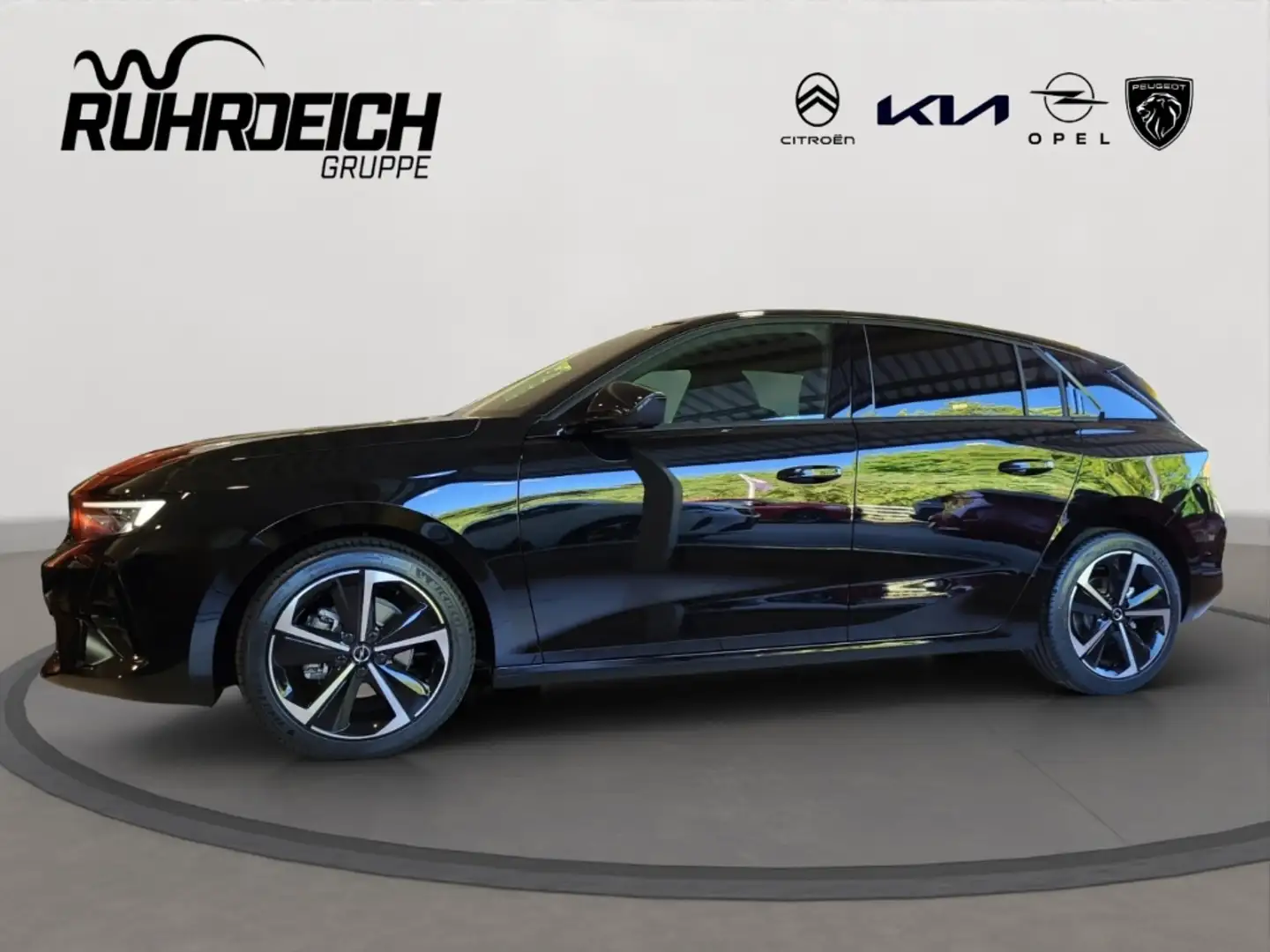 Opel Astra L GS Line Leder inkl.Sitzkühlung PPvo+hi+Rückfahrk Schwarz - 2