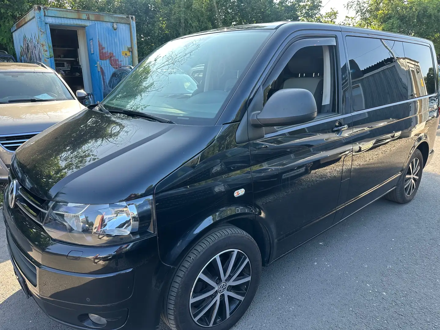 Volkswagen T5 Multivan 2,0TDI 140PS STANDHEIZUNG NAVI KLIMA ALU TEMPOMAT Nero - 1