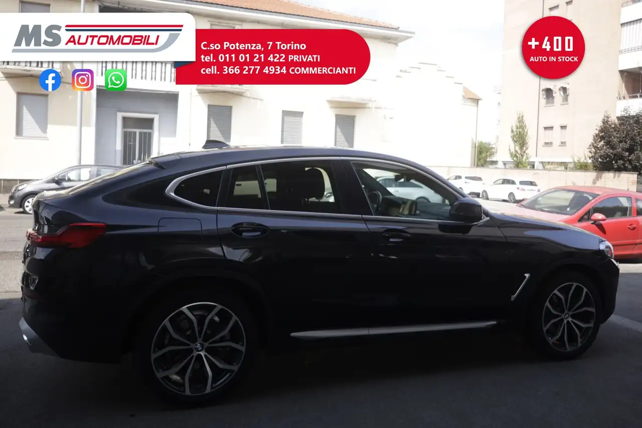 BMW X4 xDrive 20d Msport MH48V Unicoproprietario, миниатюра 13