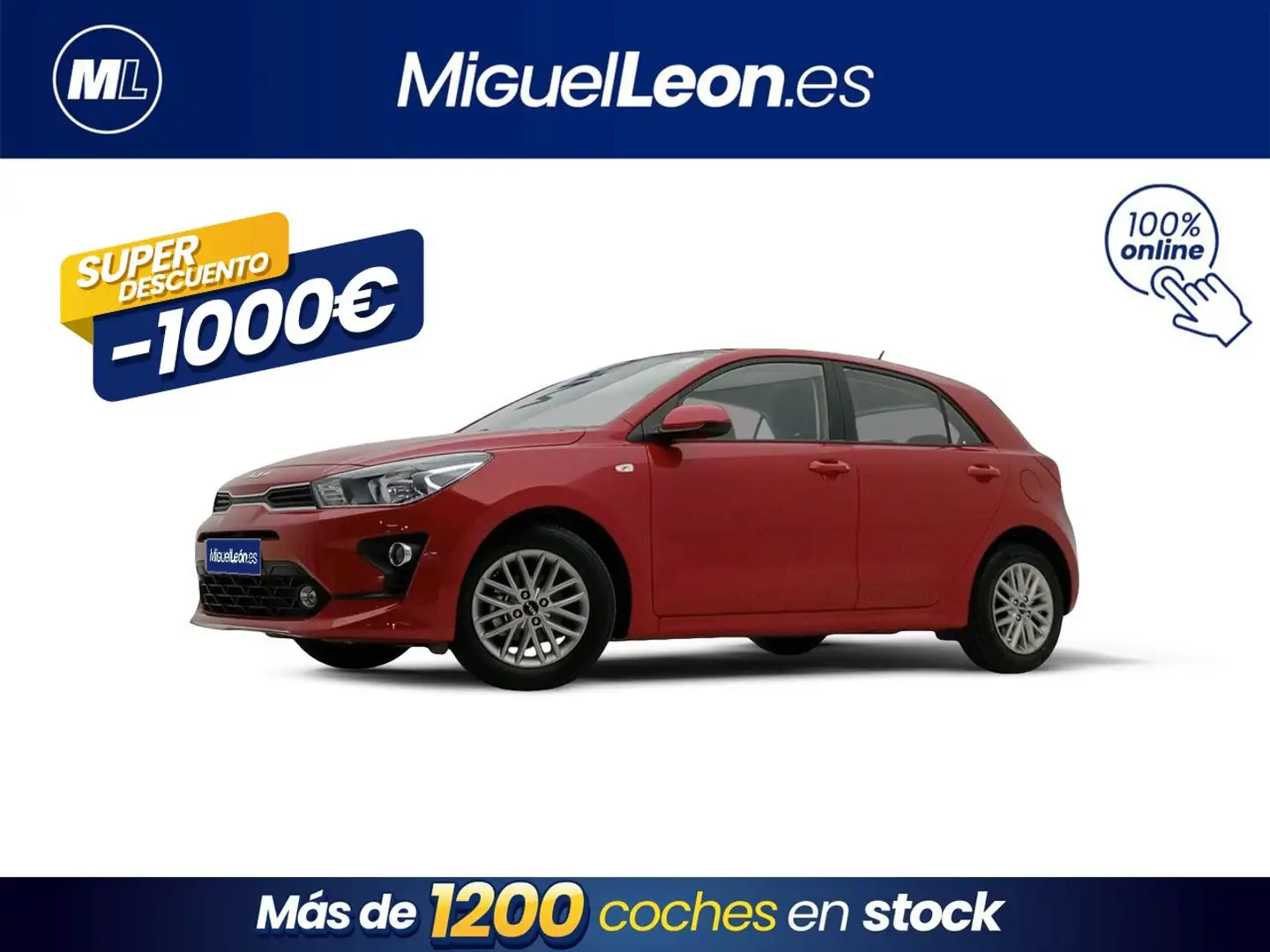 Kia Rio 1.2 DPi Concept 84 Rojo - 1