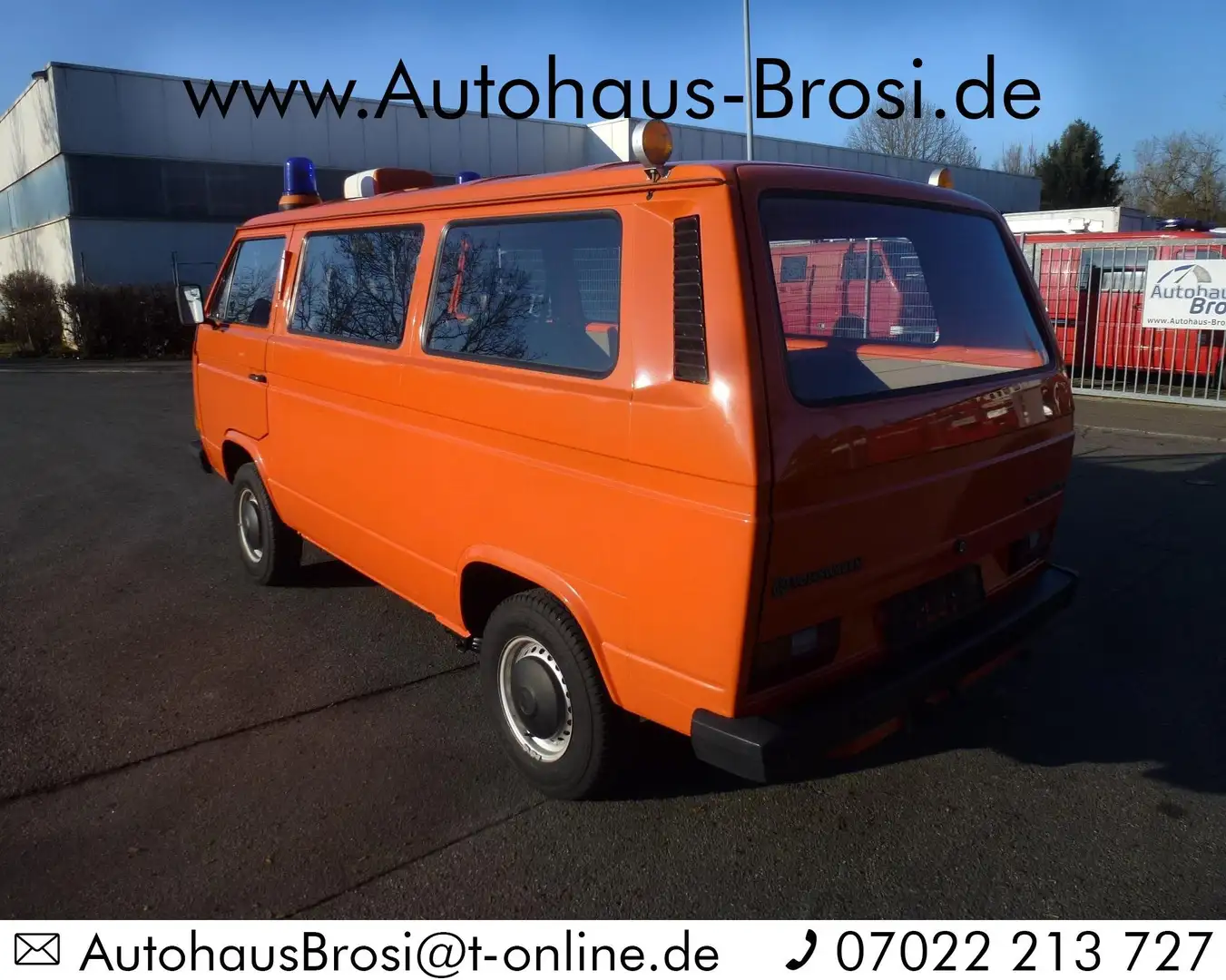 Volkswagen T3 T3 Diesel 1.Hd nur 56 tkm * Oldtimer * Garantie Orange - 2