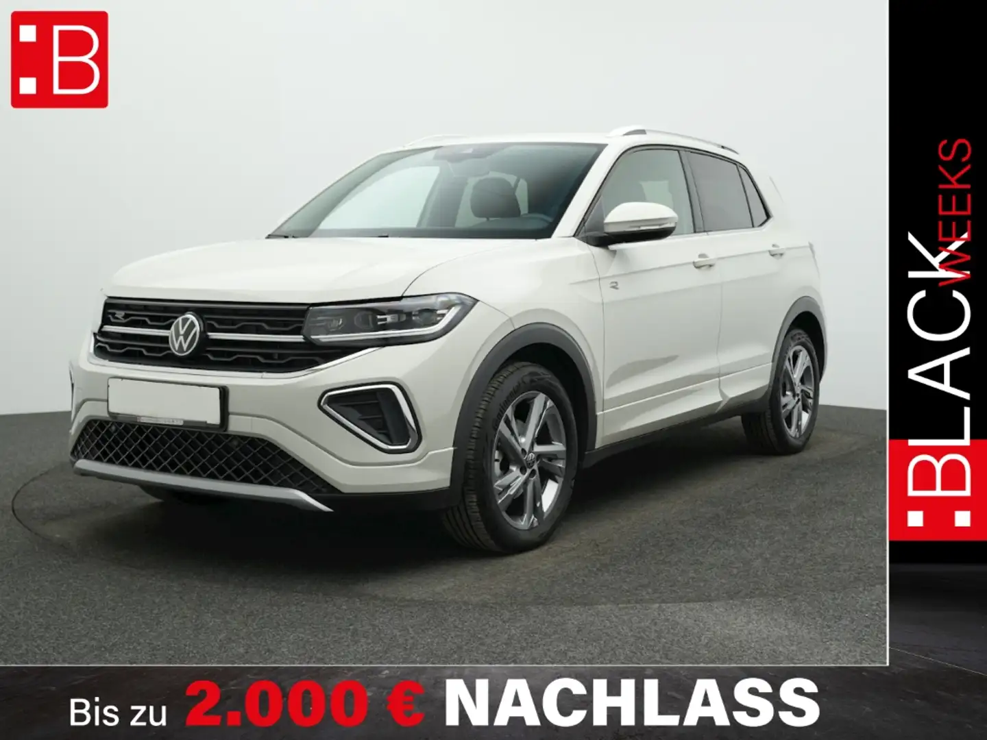 Volkswagen T-Cross 1.0 TSI DSG R-Line AHK IQ.LIGHT KAMERA APP-CONNECT Grau - 1
