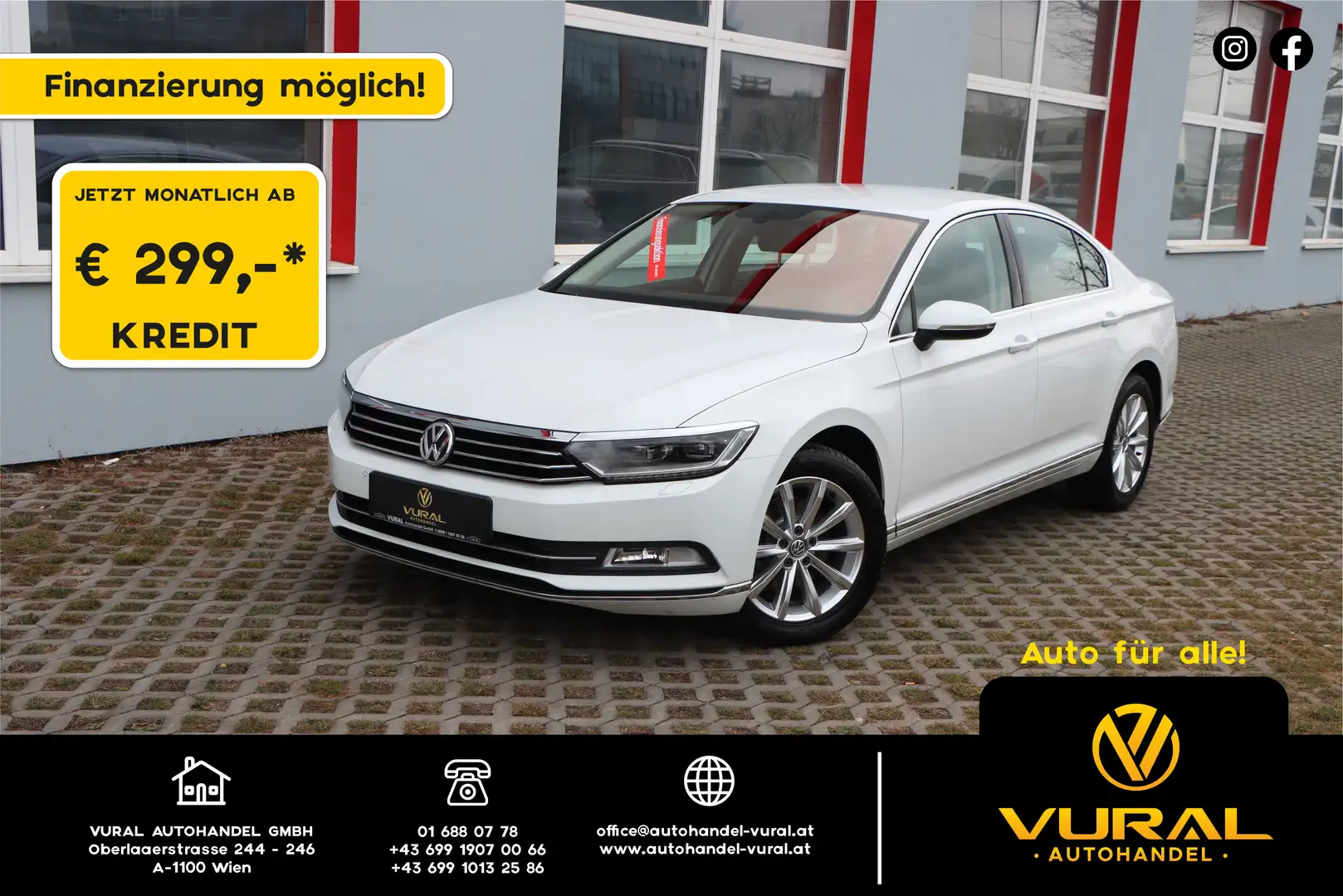 Volkswagen Passat 2,0TDI SCR Highline DSG | LEDER | NAVI | Virtual | Blanc - 1