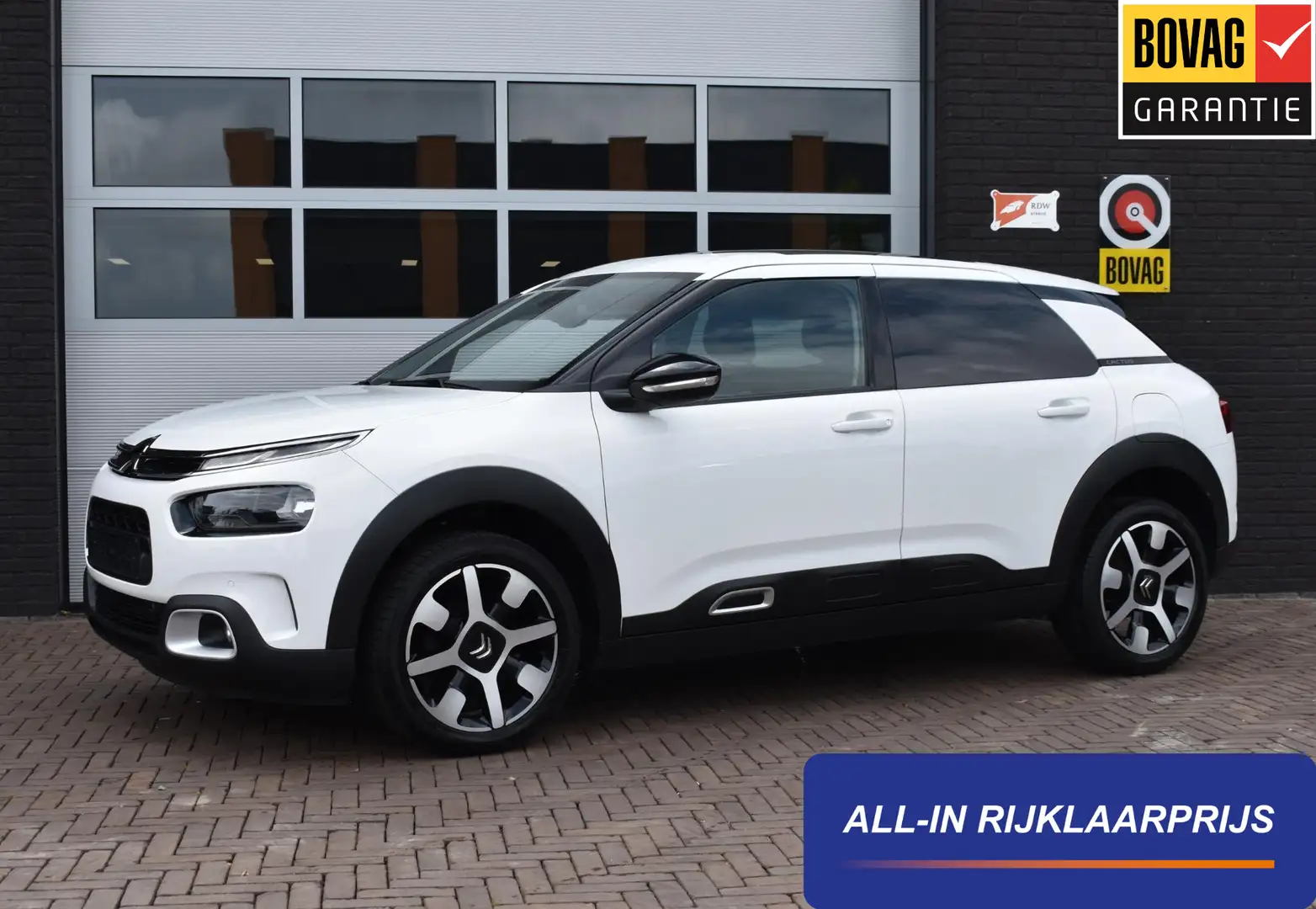 Citroen C4 Cactus 1.2 PureTech 110PK Shine | Pandak | Navi | Camera Blanc - 1