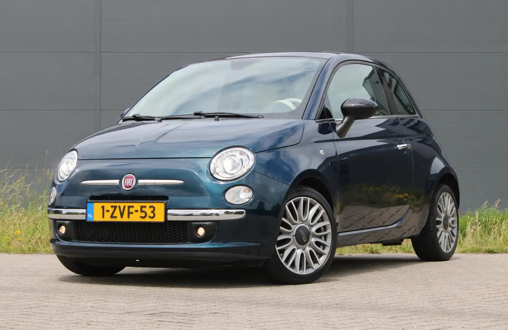 Fiat 500 TwinAir 80 Turbo Cult Automaat Xenon Leder Pano Blauw - 2