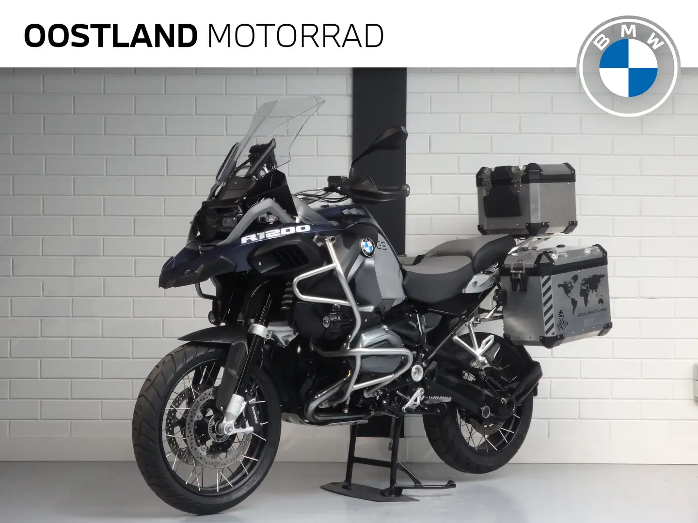 BMW R 1200 GS Adventure Full Option | Koffers U rijdt deze motor vanaf € 1 Blauw - 1
