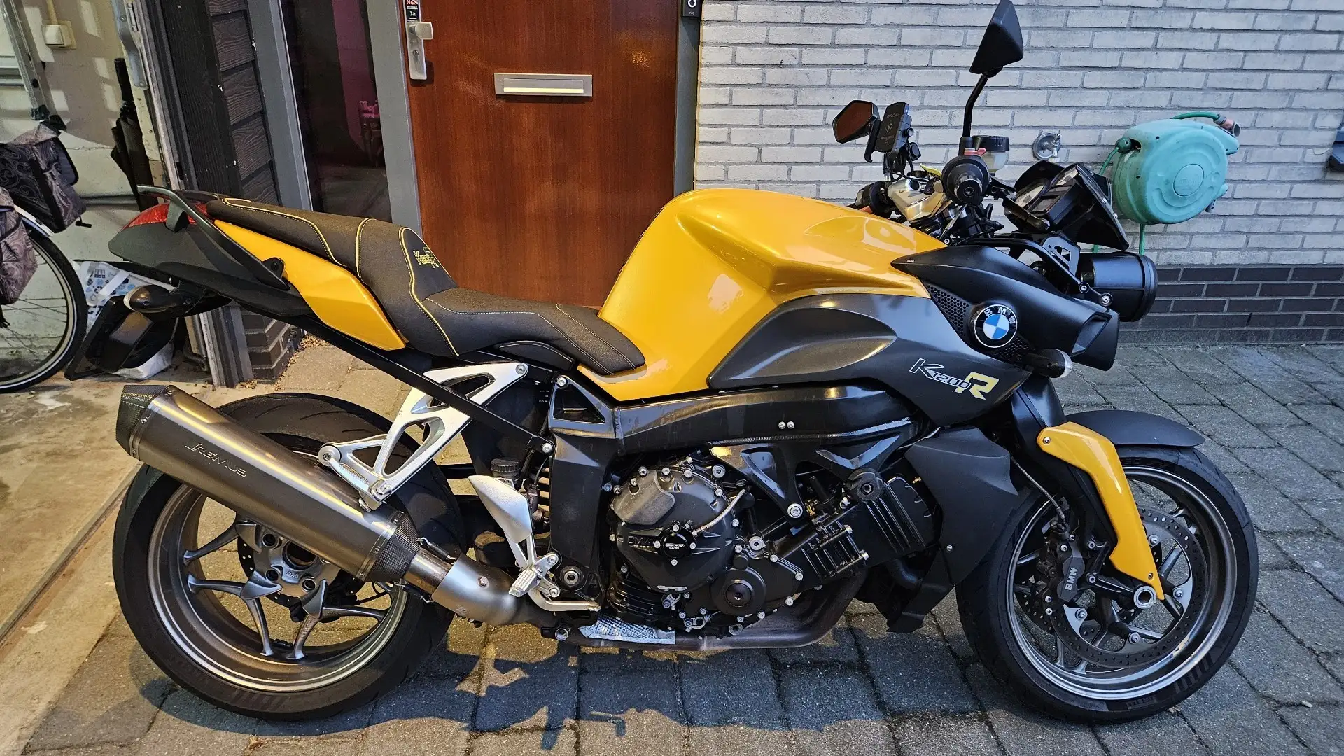 BMW K 1200 R Dealer onderhouden, remus, gelzadel Galben - 1