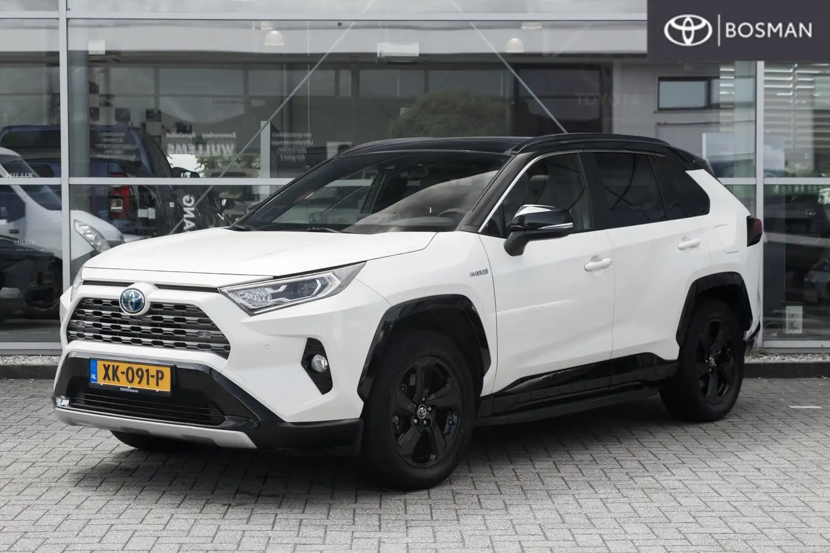 Toyota RAV 4 2.5 Hybrid 218pk CVT Bi-Tone Weiß - 1