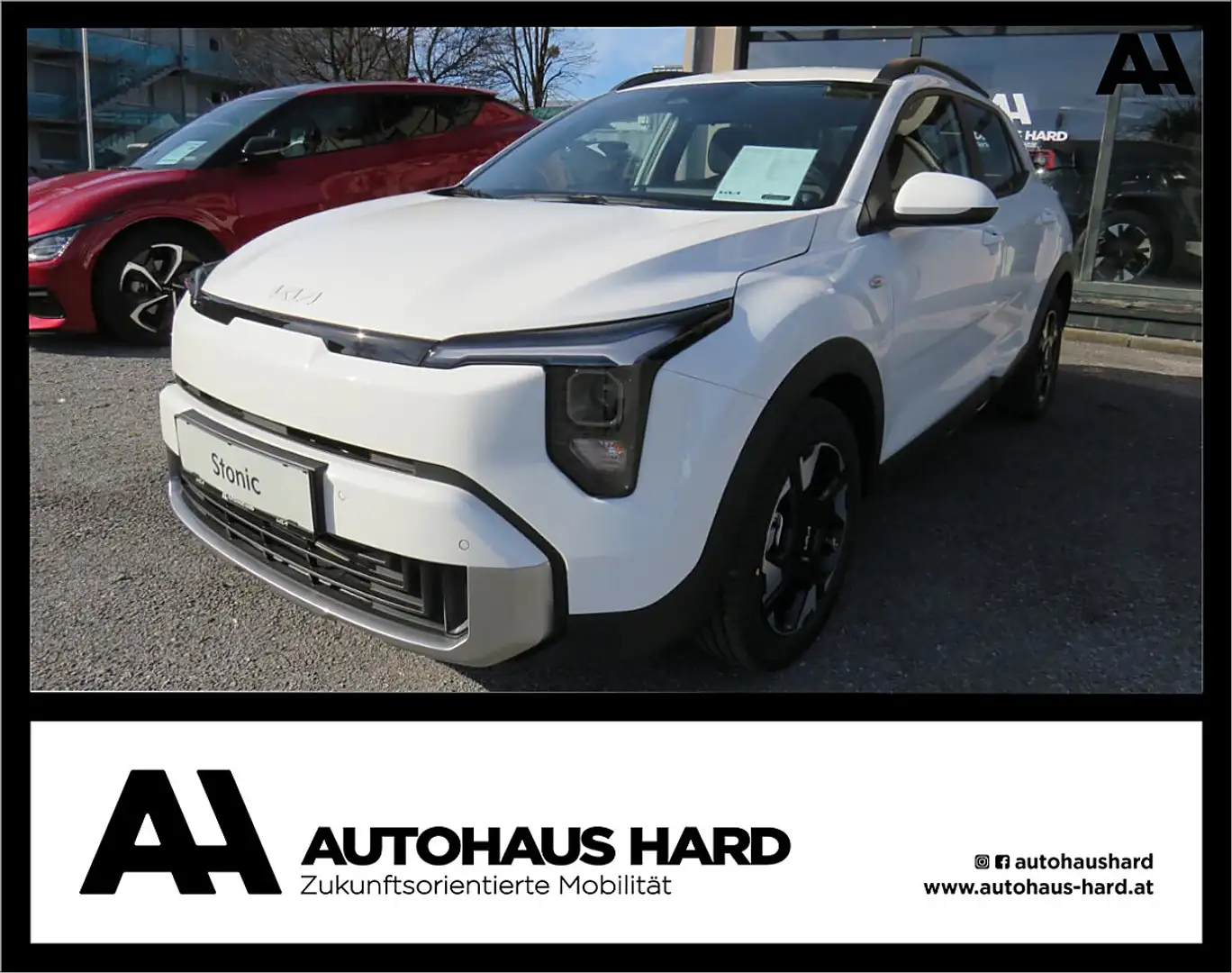 Kia Stonic 1,0 TGDI GPF ISG Titan Weiß - 1