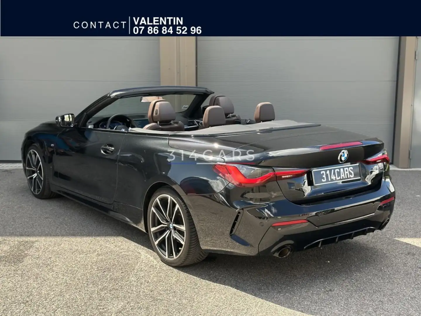 BMW 420 SERIE 420i Cabriolet M Sport - BVA Sport CABRIOLET G23 G83 420i PHASE 1 Schwarz - 2