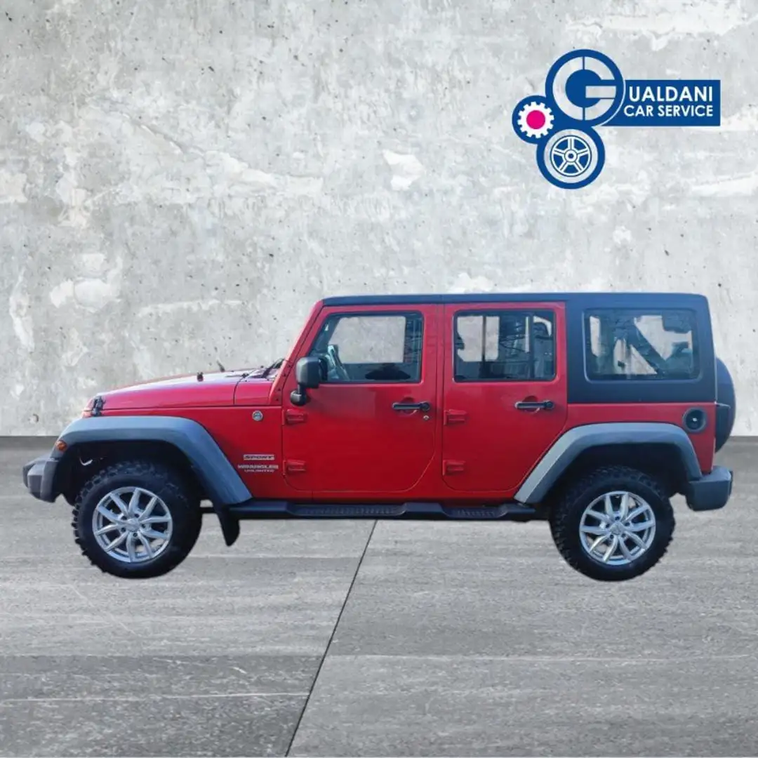 Jeep Wrangler Wrangler Unlimited 2.8 CRD DPF Sport Auto Rood - 1