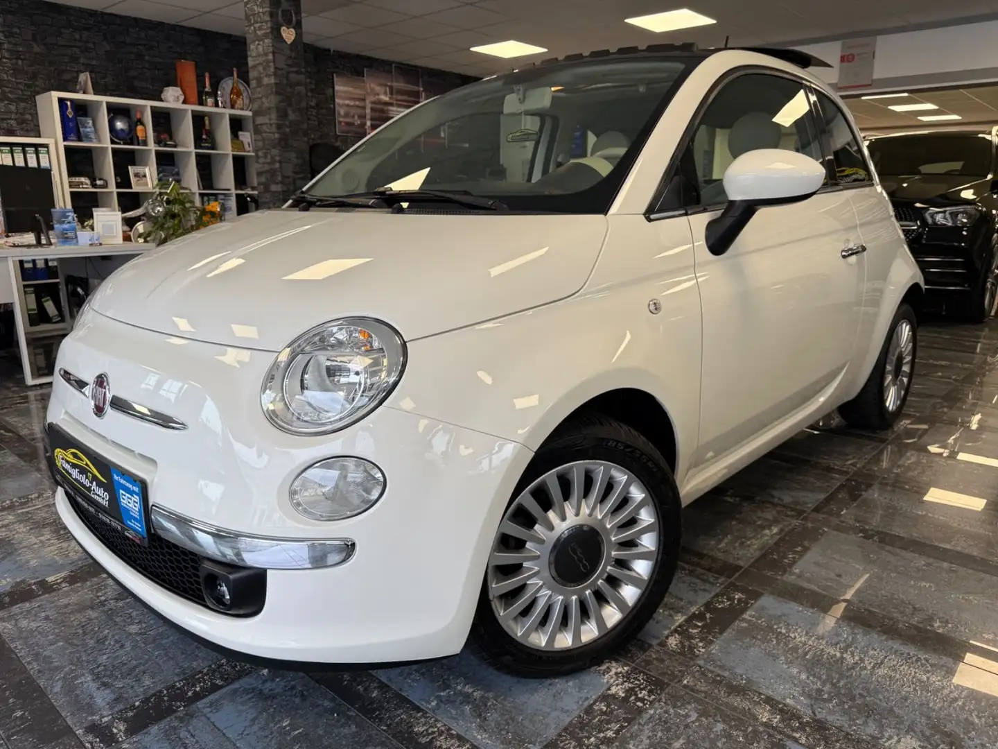 Fiat 500 *Panoramadach*Automatik*Klimaanlage* Blanc - 1