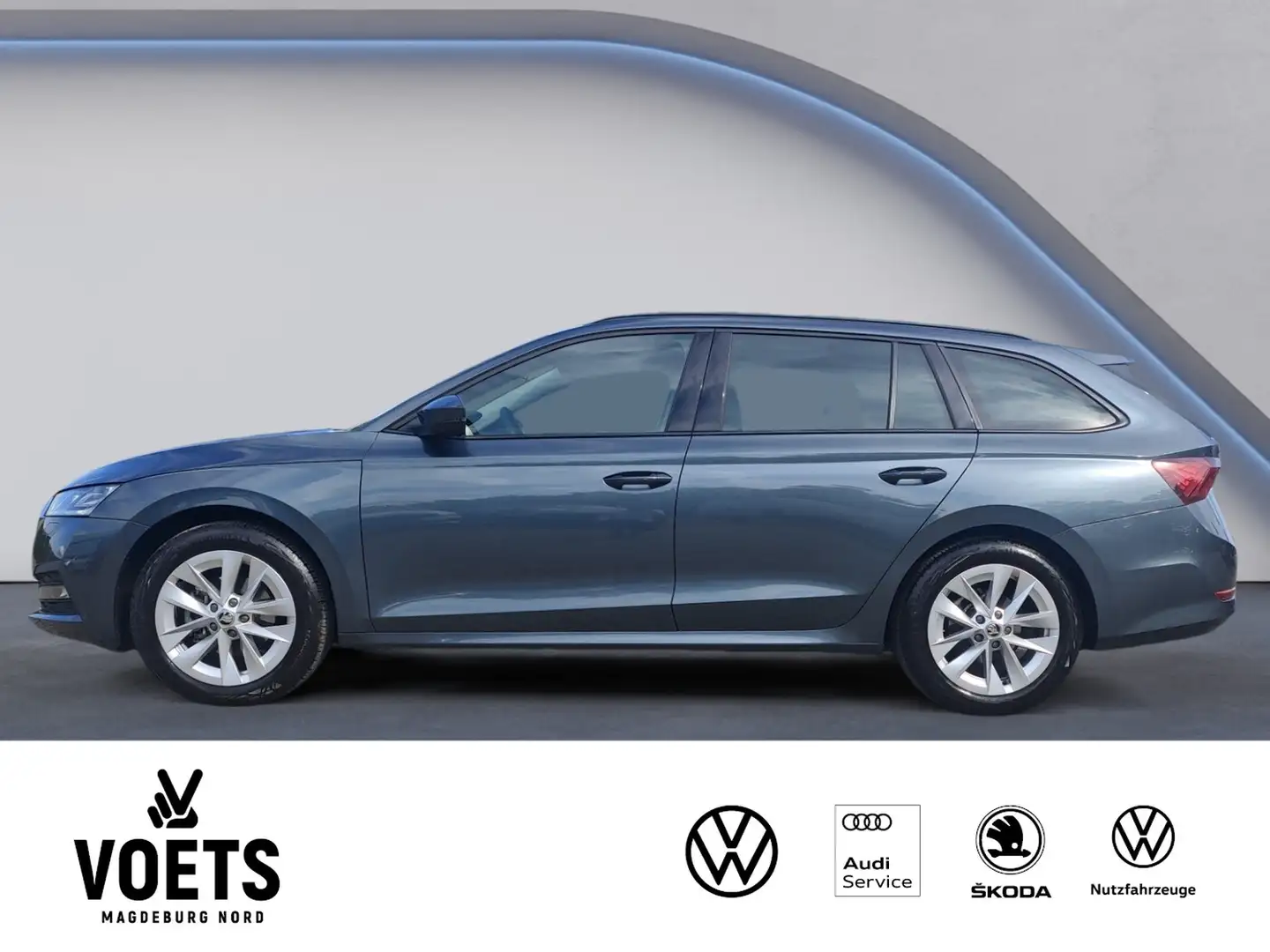 Skoda Octavia Combi 1.5TSI AMBITION Navi+LED+Sitzhzg. Сірий - 2