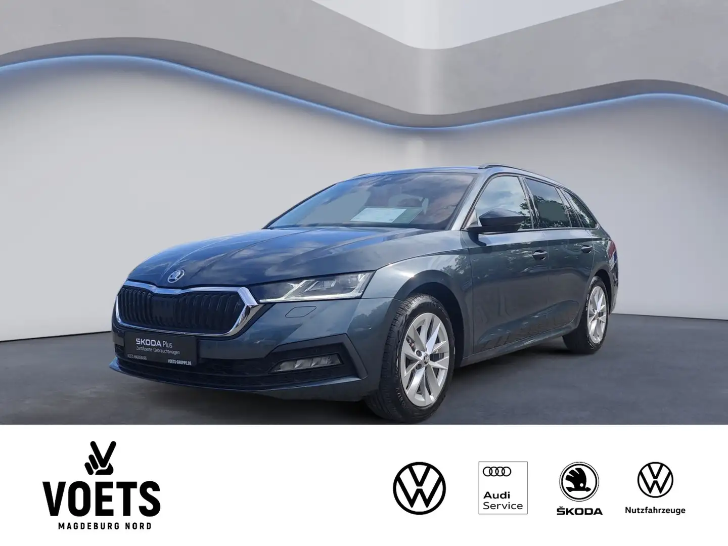 Skoda Octavia Combi 1.5TSI AMBITION Navi+LED+Sitzhzg. Сірий - 1