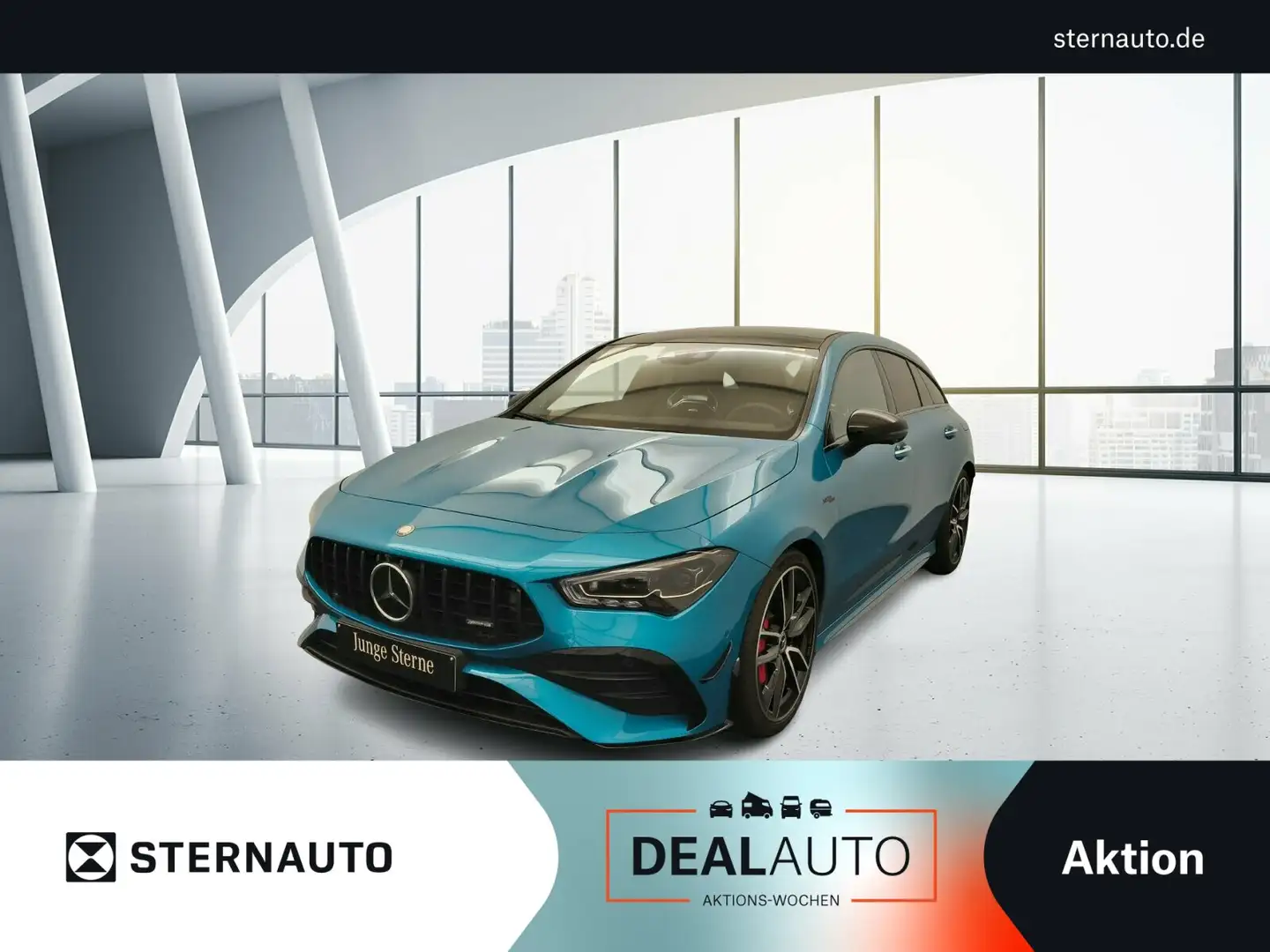 Mercedes-Benz CLA 35 AMG CLA 35 4M SB Premium+ Aero PerfoSitz Burm Night Blau - 1